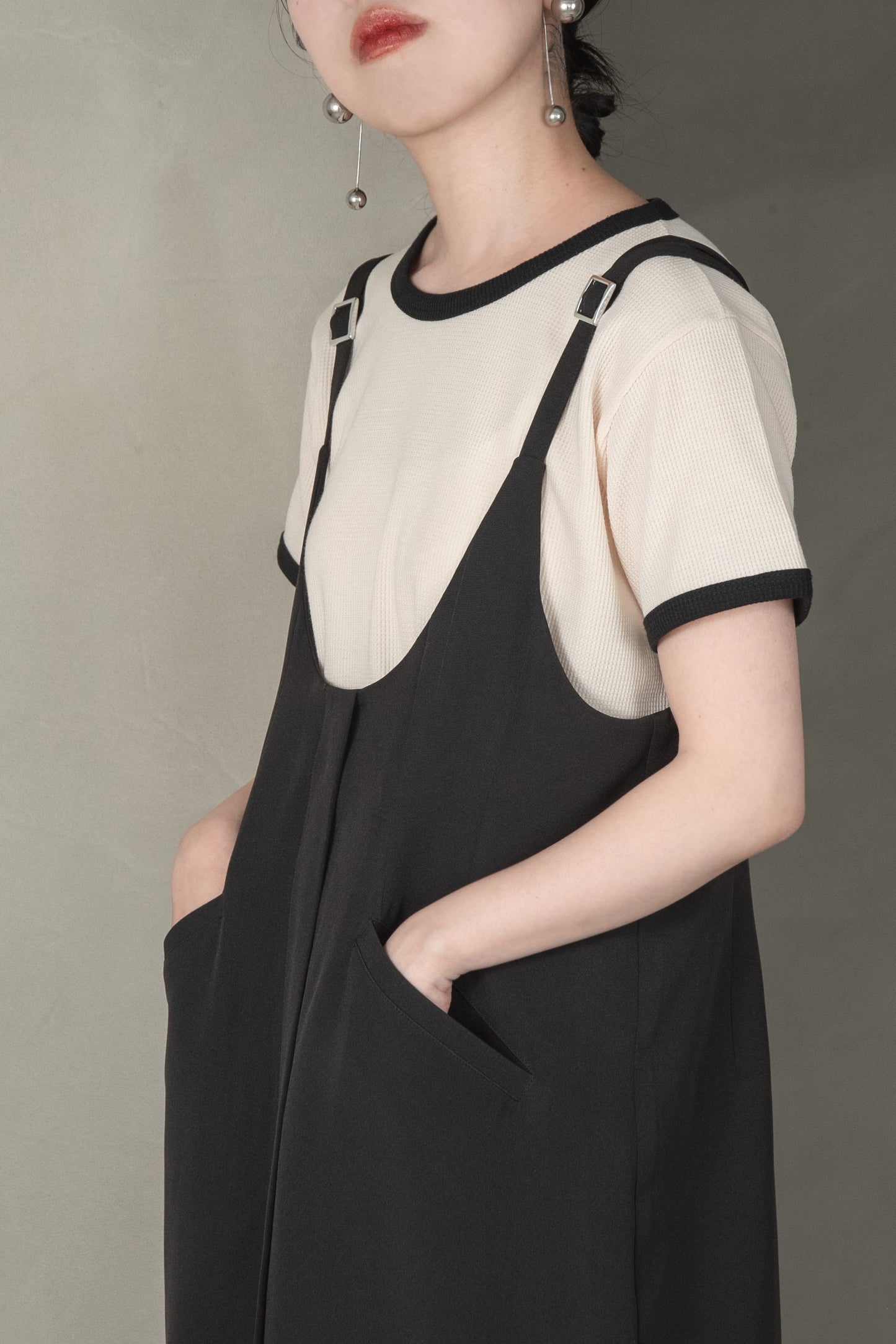 front pocket jumper skirt