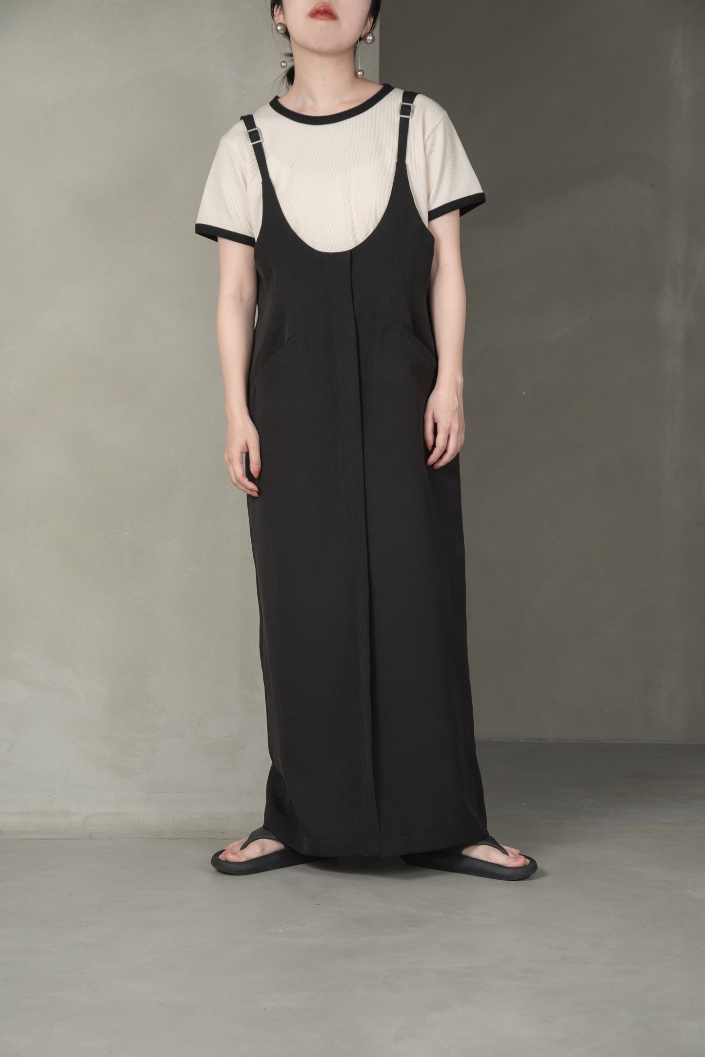 front pocket jumper skirt