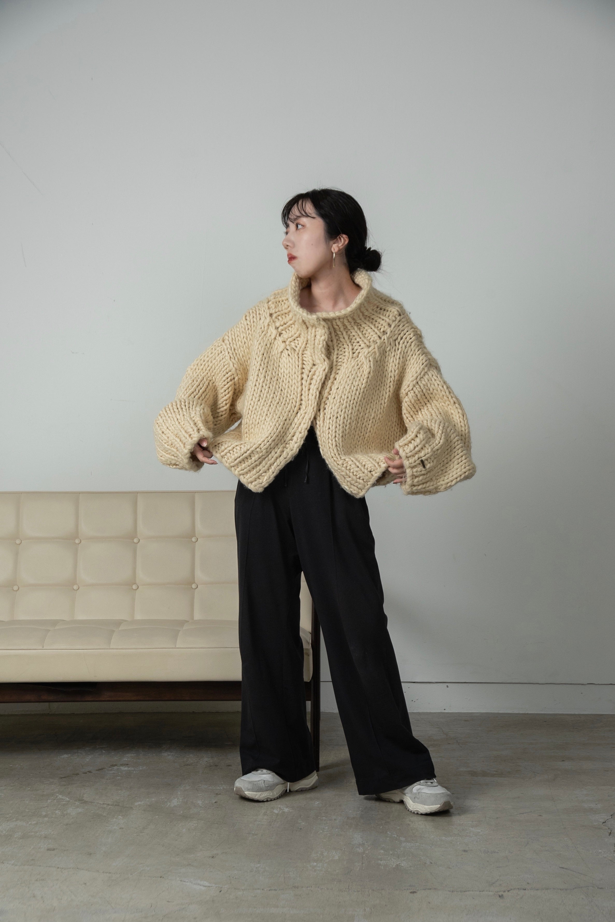 handmade loose fitting cardigan – eim online（エイム オンライン）