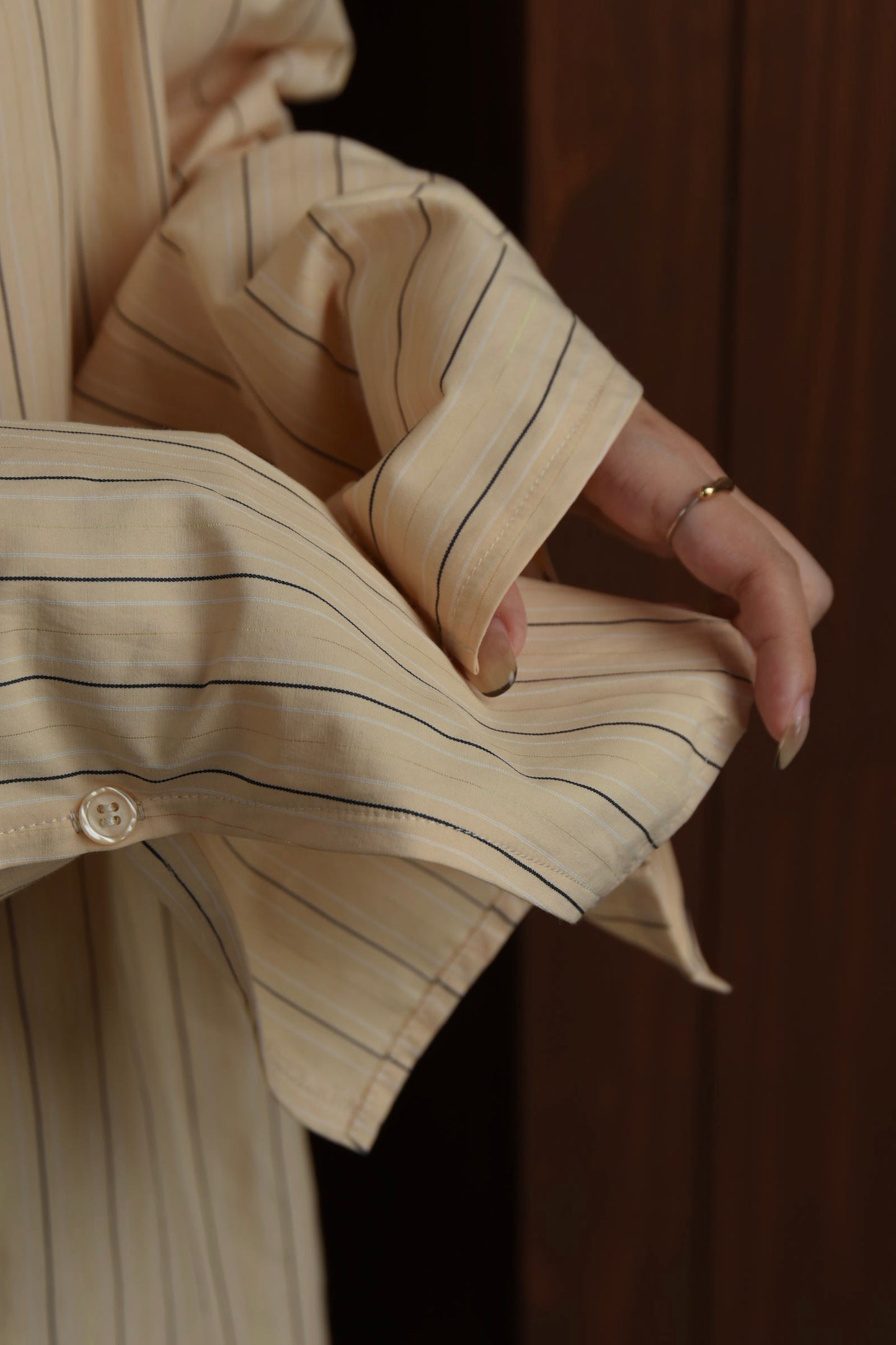 multi stripe shirt