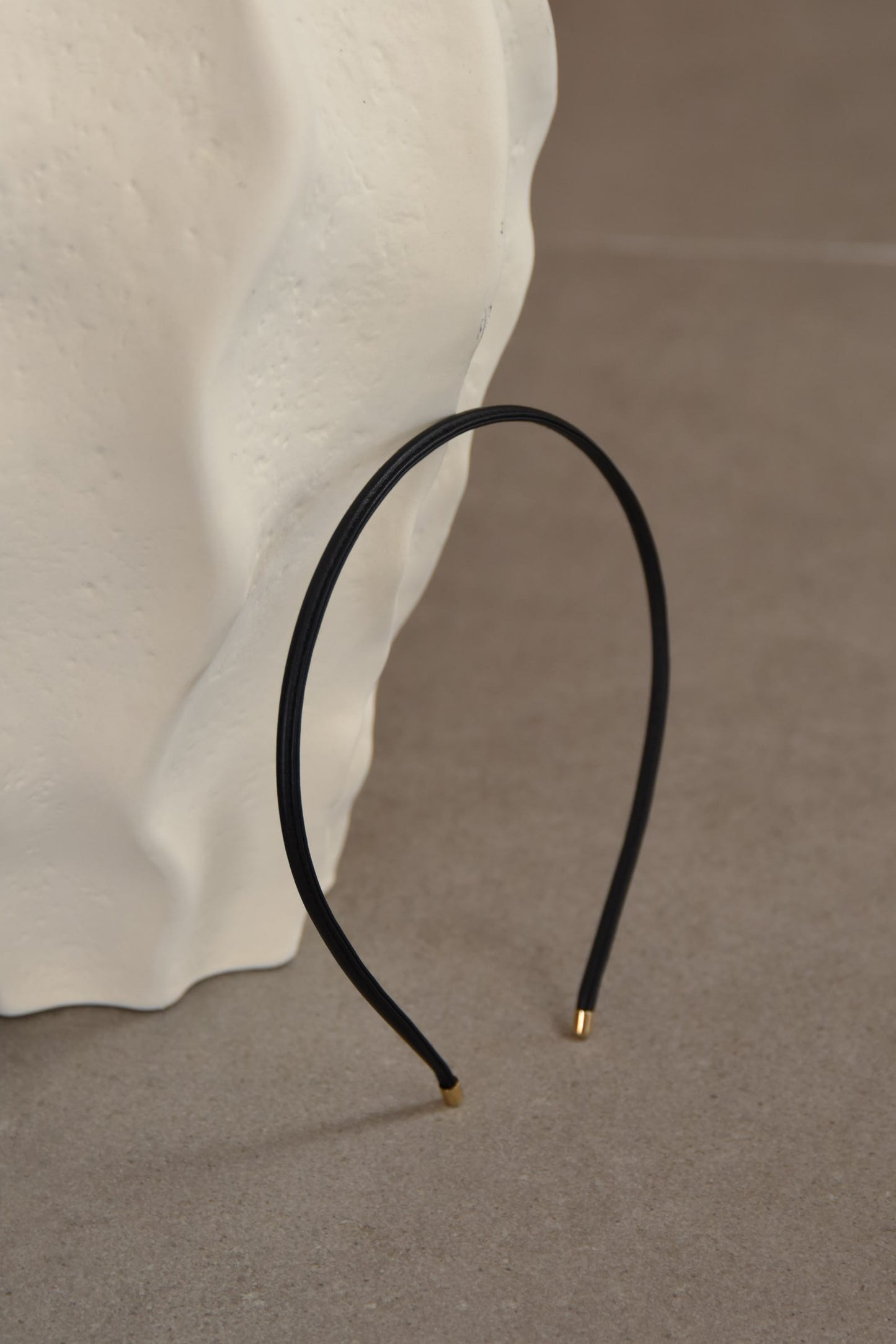 simple slim gold accent headband