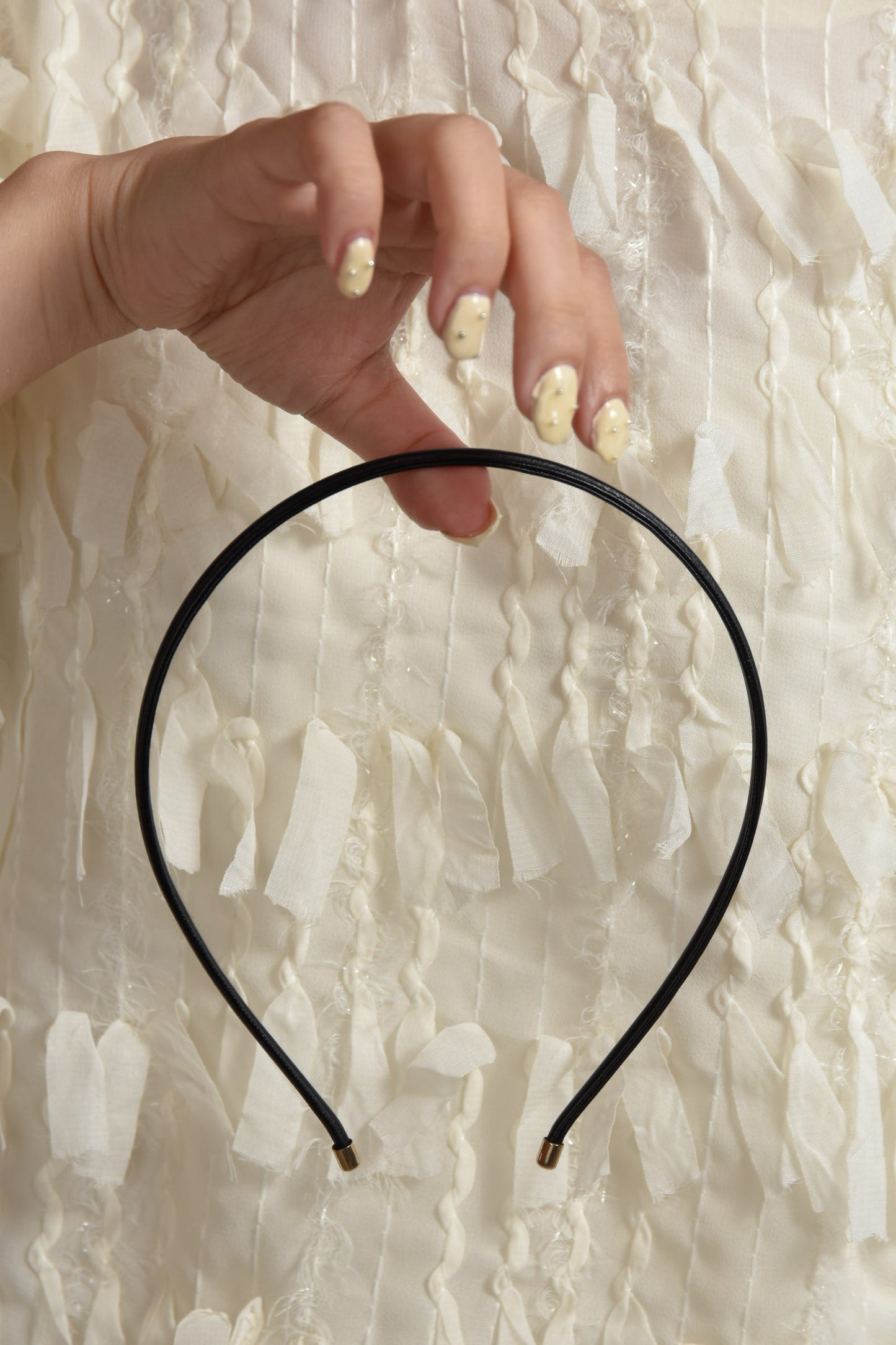 simple slim gold accent headband