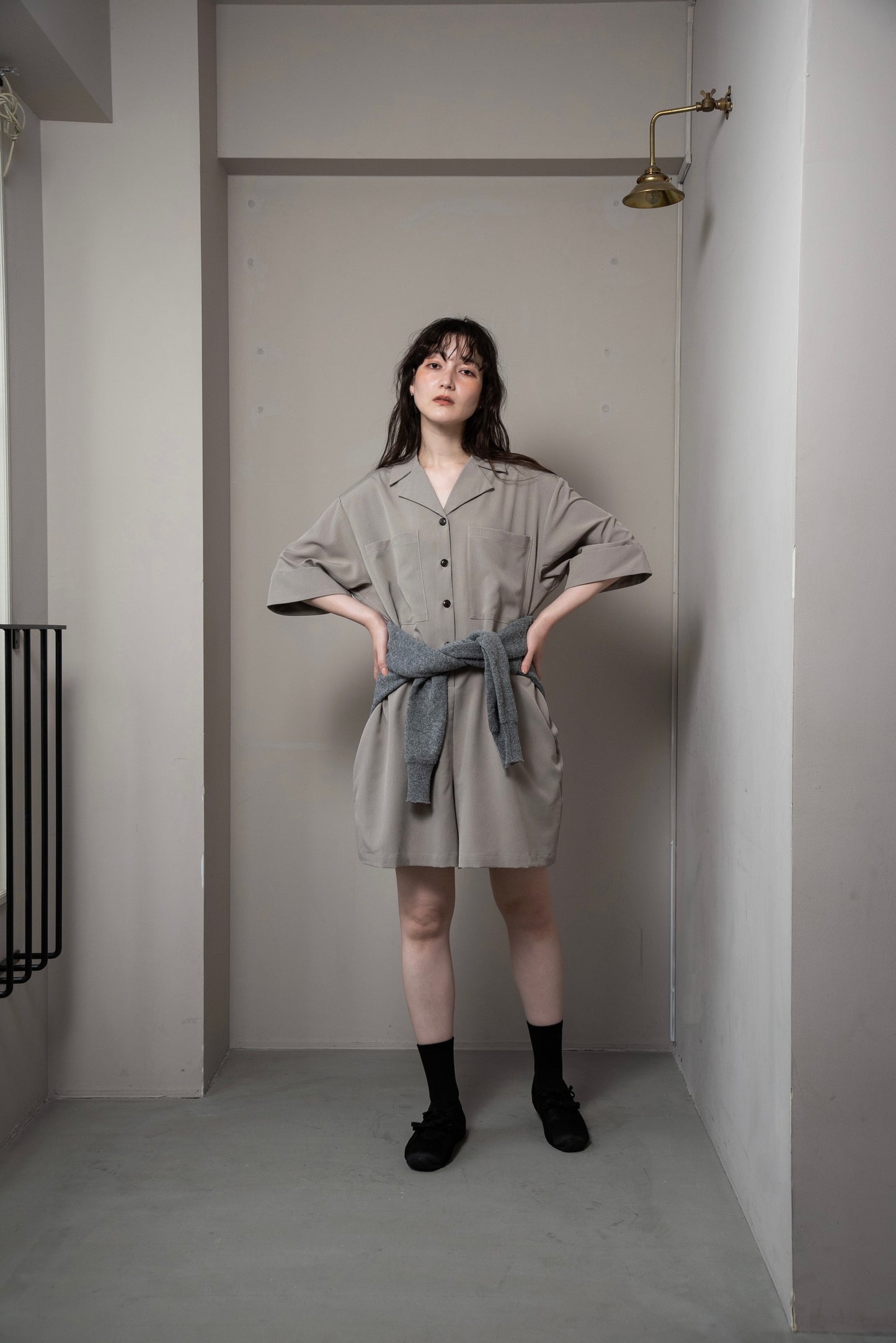 loose big pocket rompers