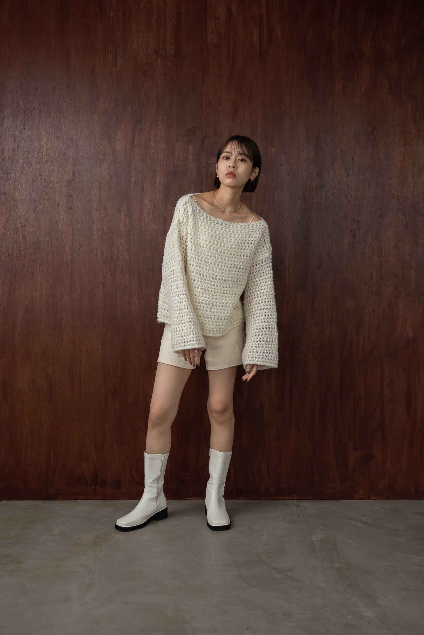loosely wave knit