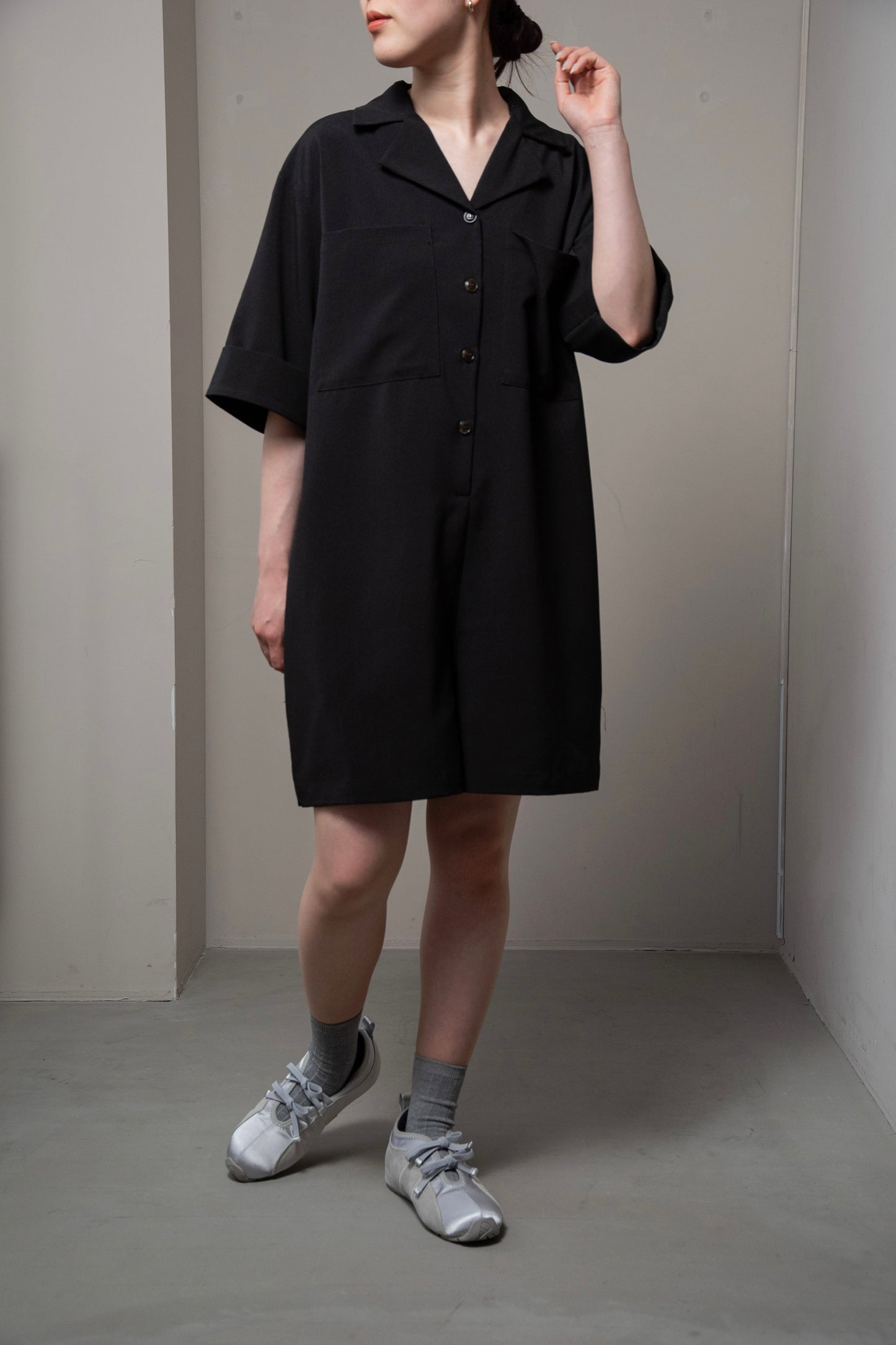 loose big pocket rompers