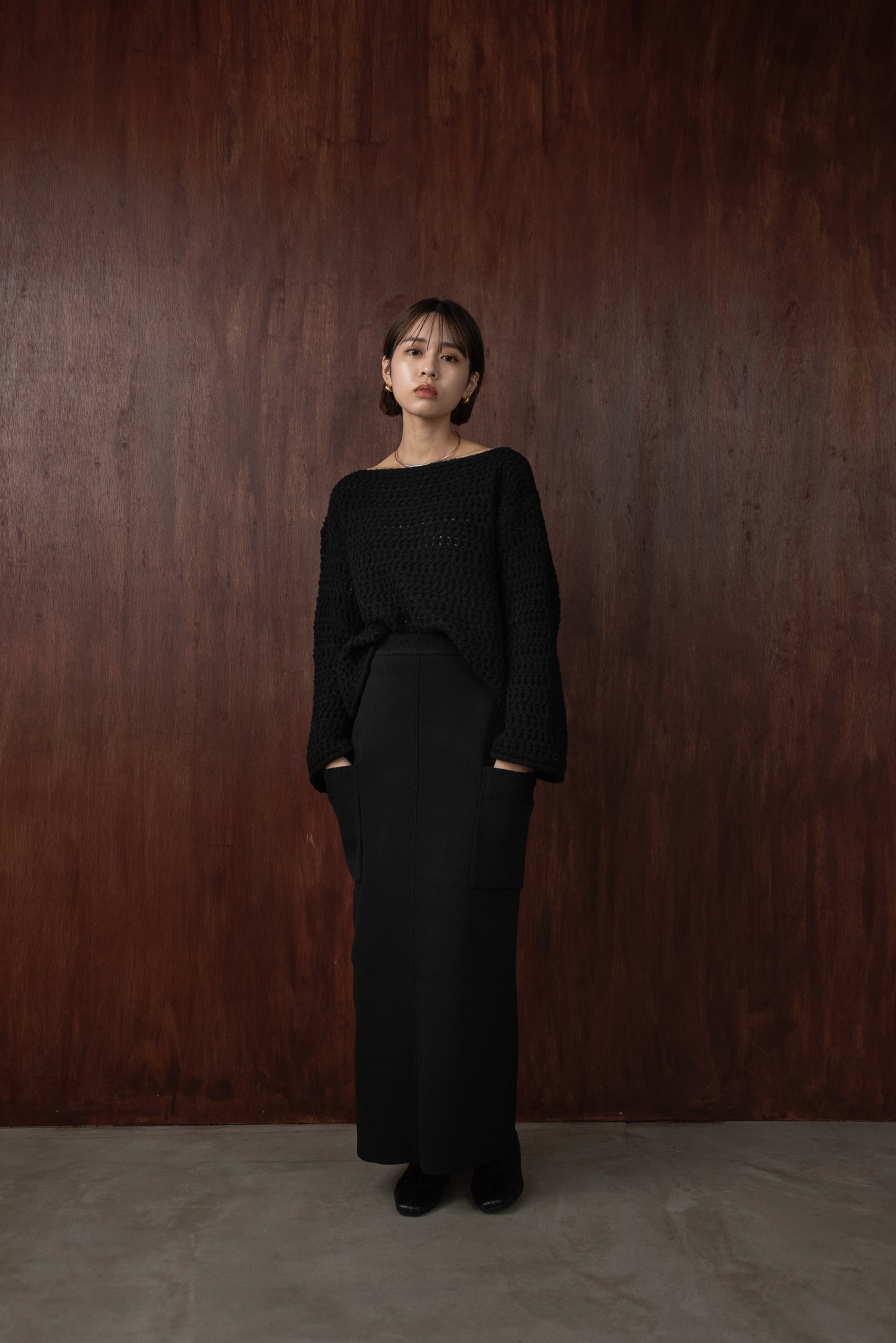 loosely wave knit