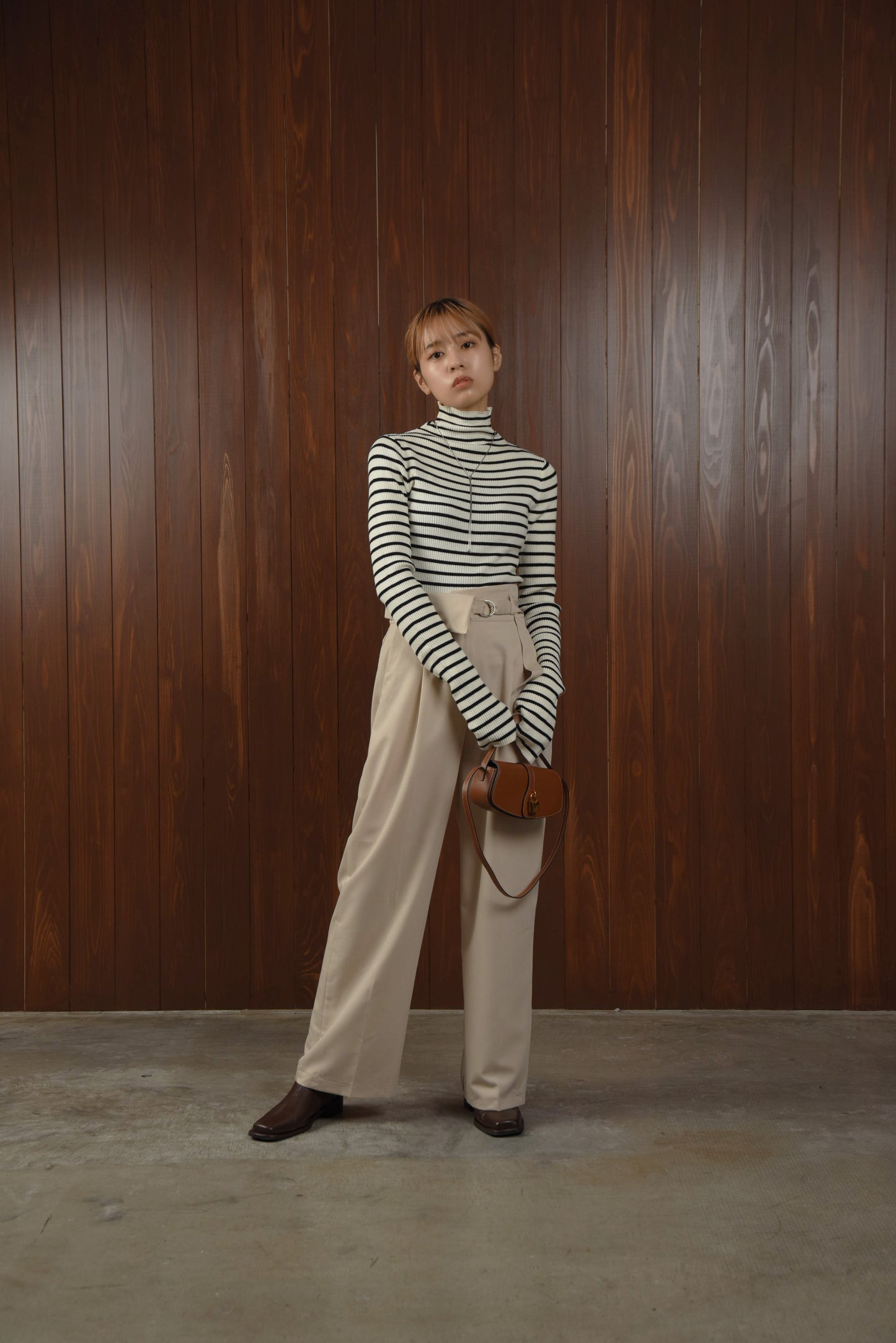 waist collar like design pants