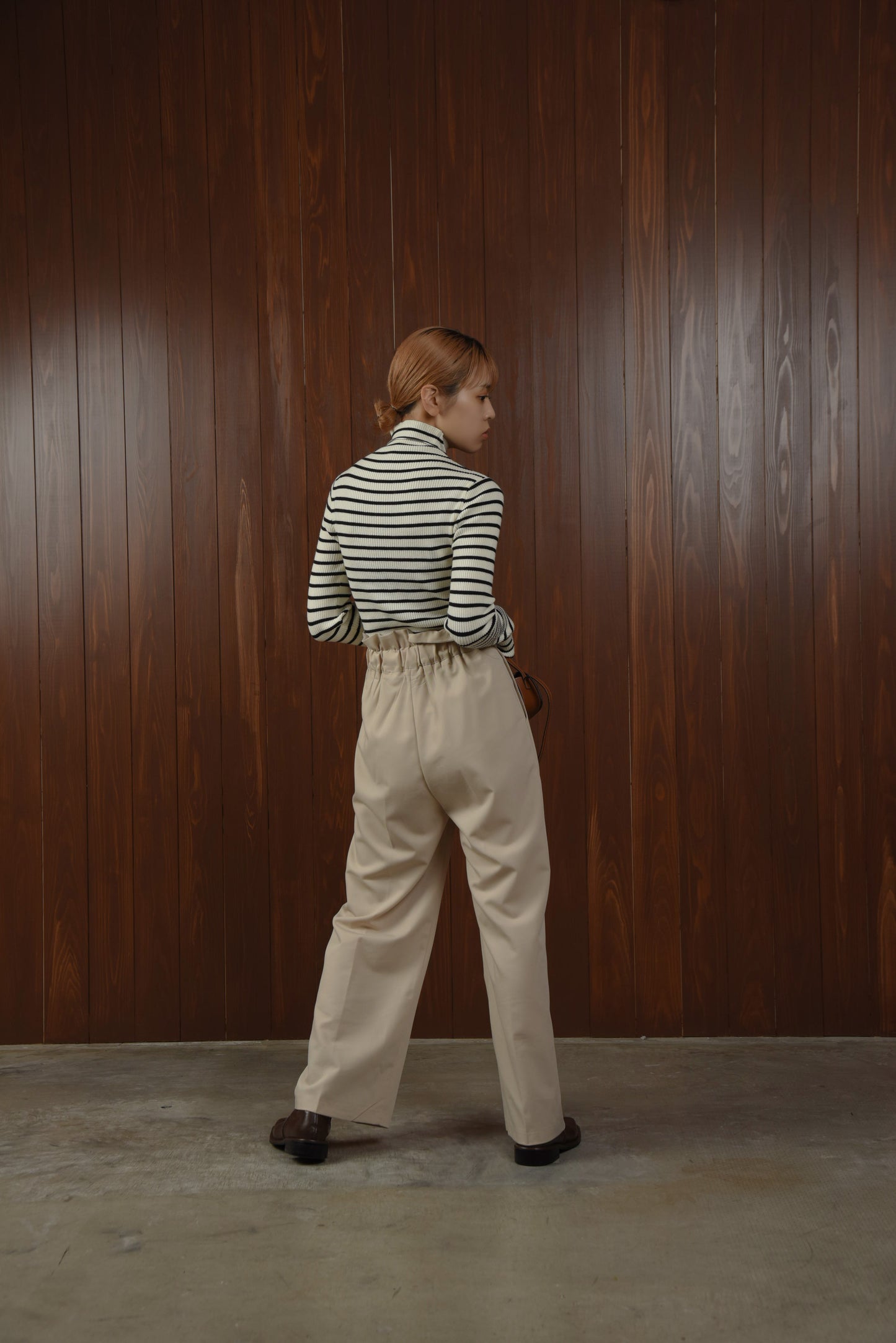 waist collar like design pants