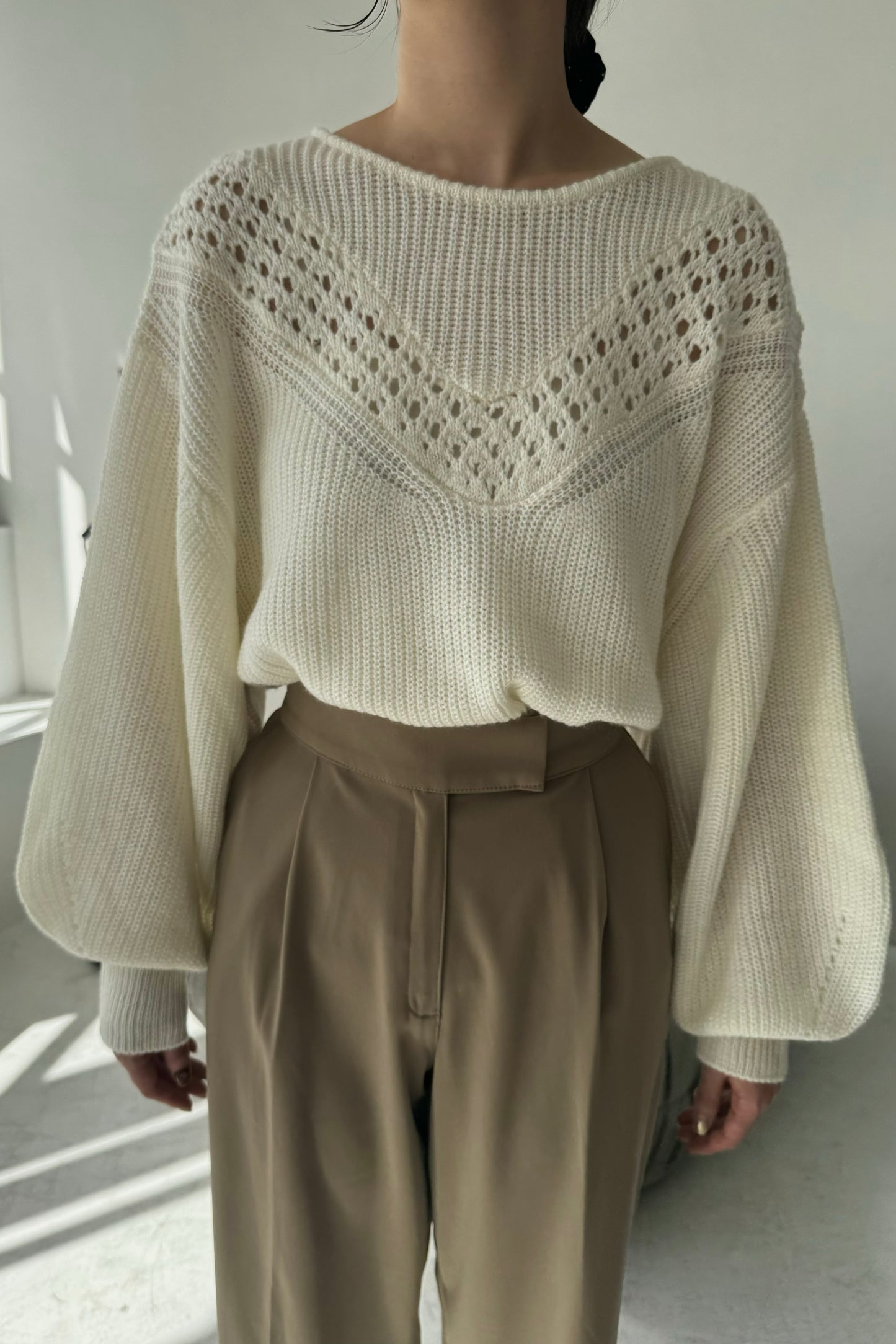 balloon sleeve crochet design knit