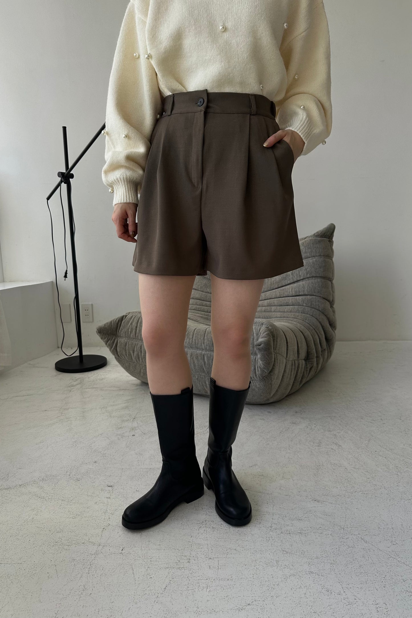 back zipper long boots