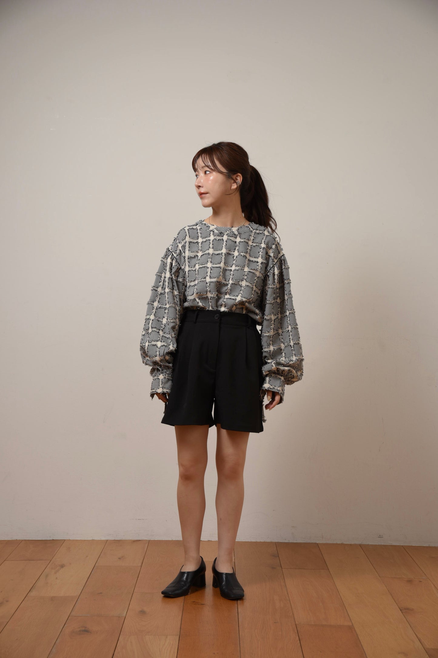 drawstring block tops