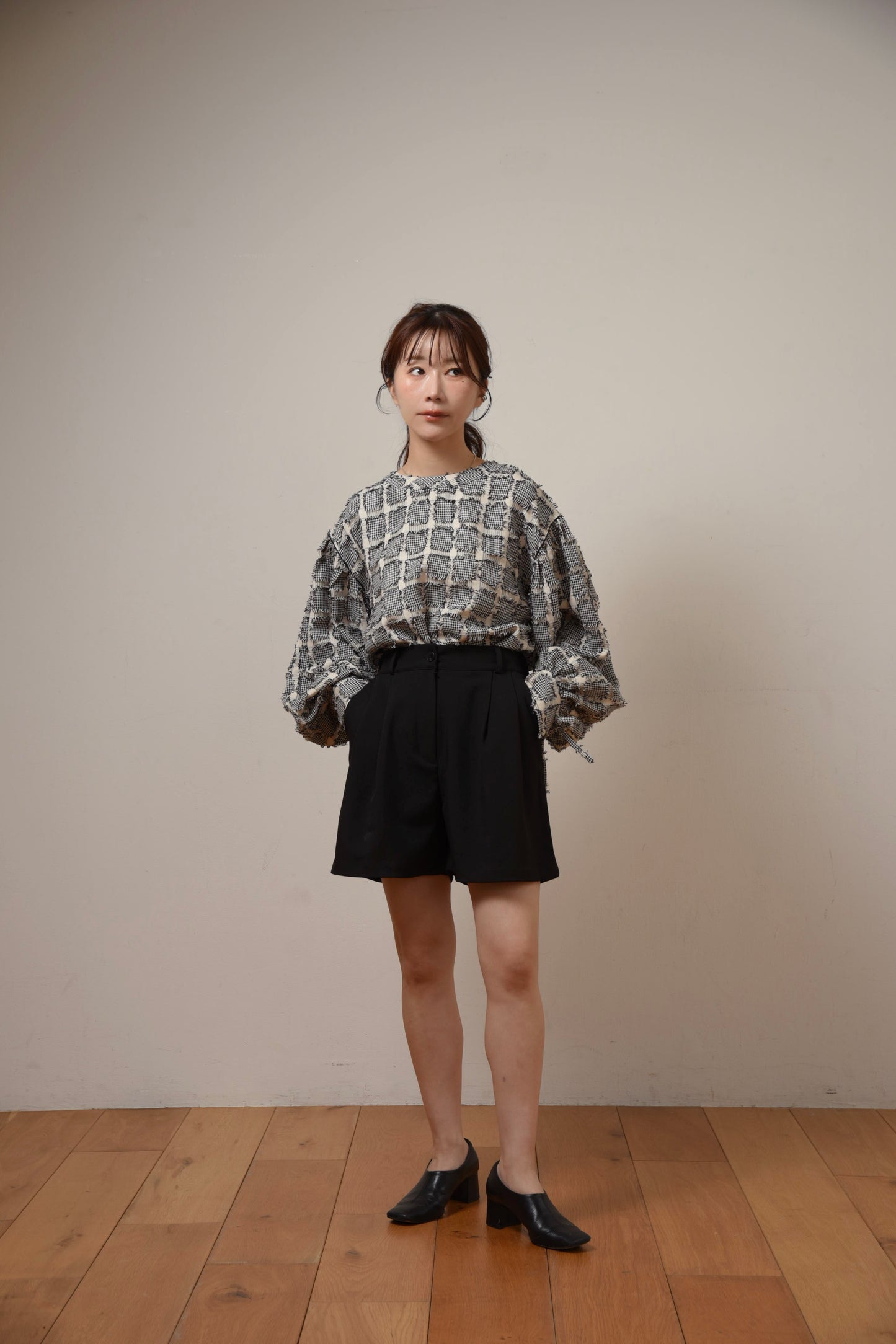 drawstring block tops