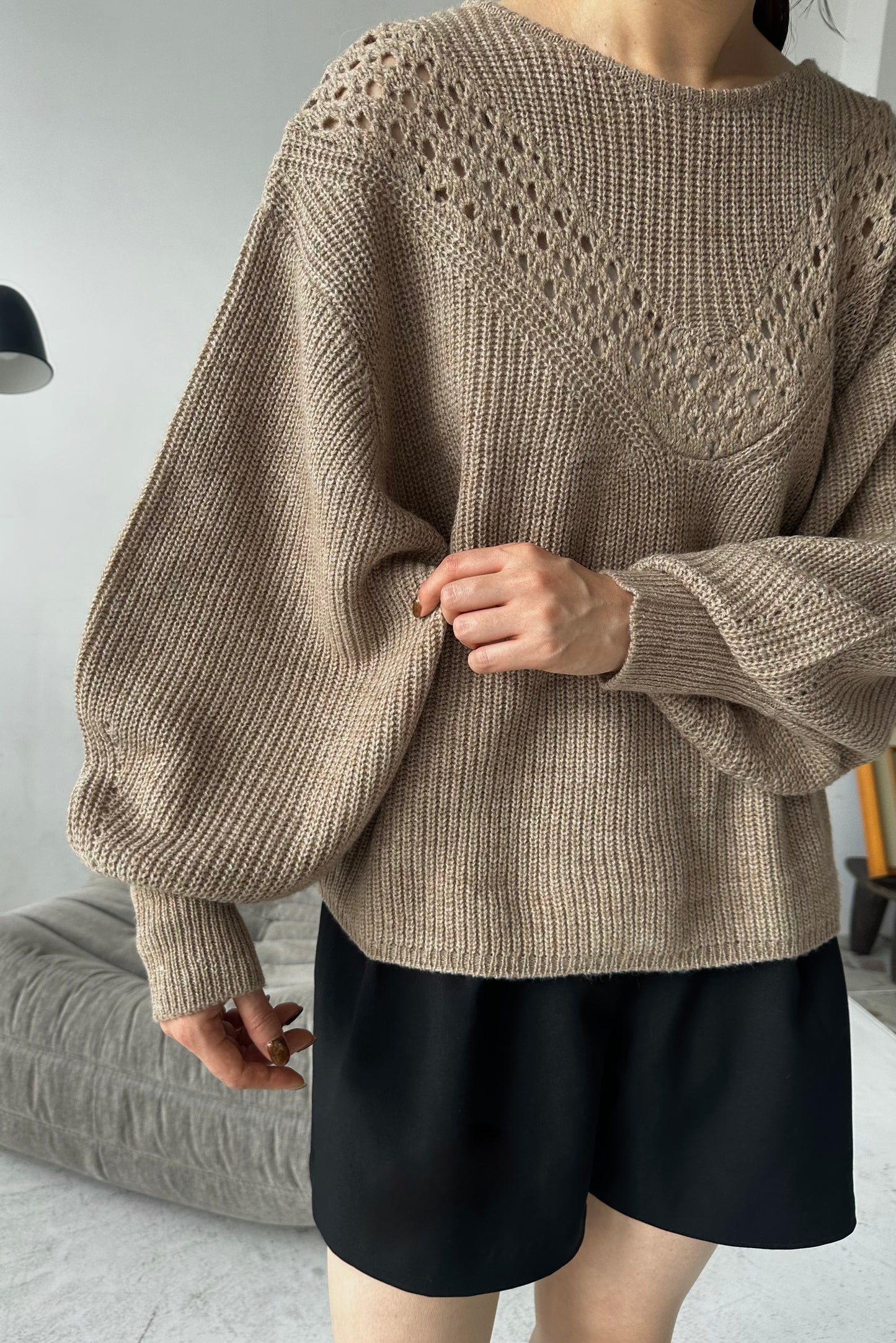 balloon sleeve crochet design knit