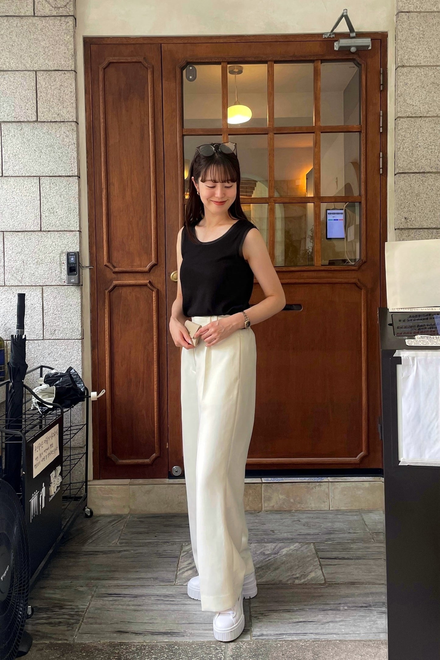 belted pants