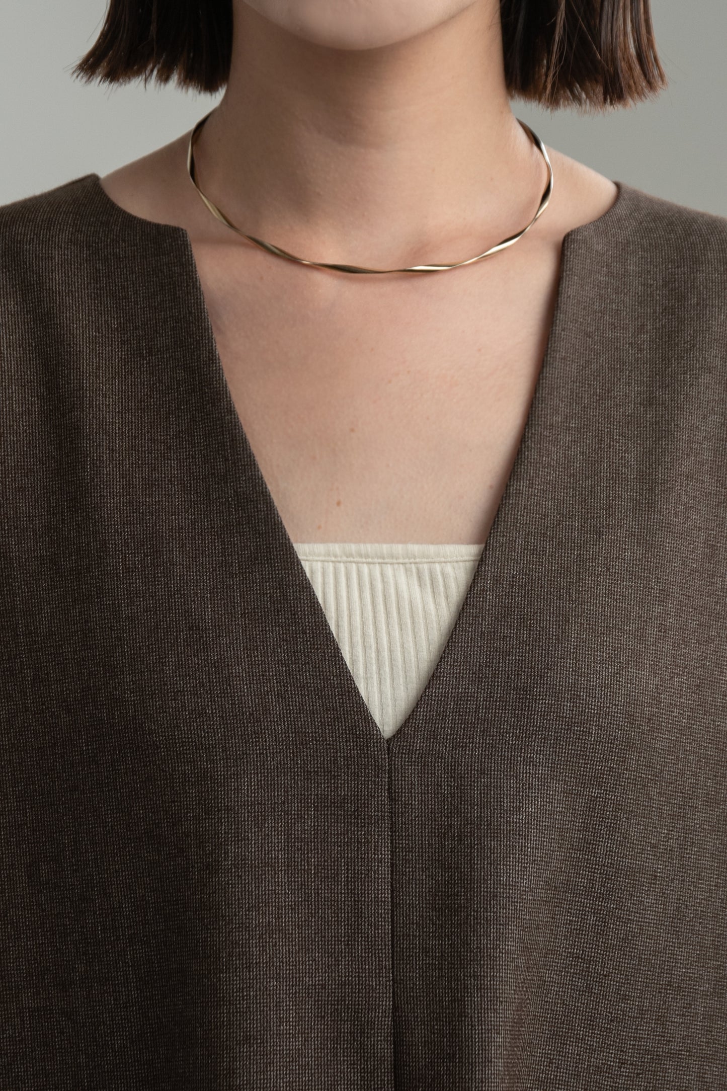 V neck front pocket tops