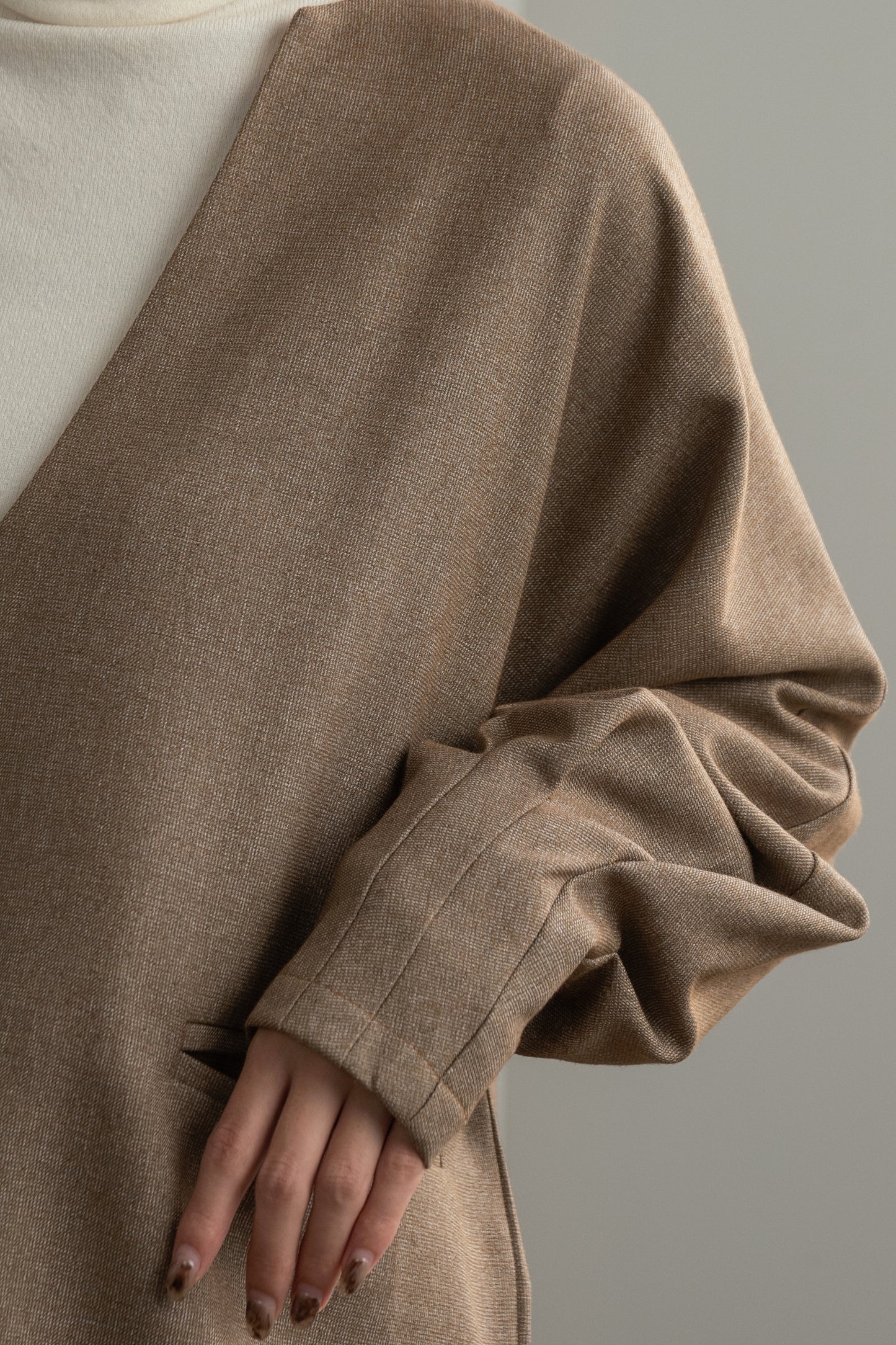 V neck front pocket tops
