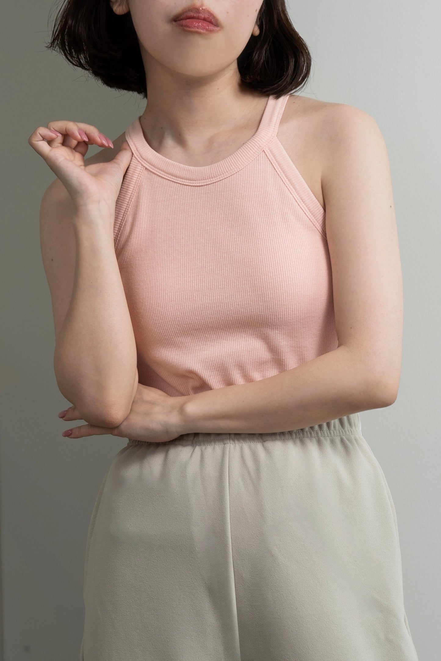 halter neck tank top