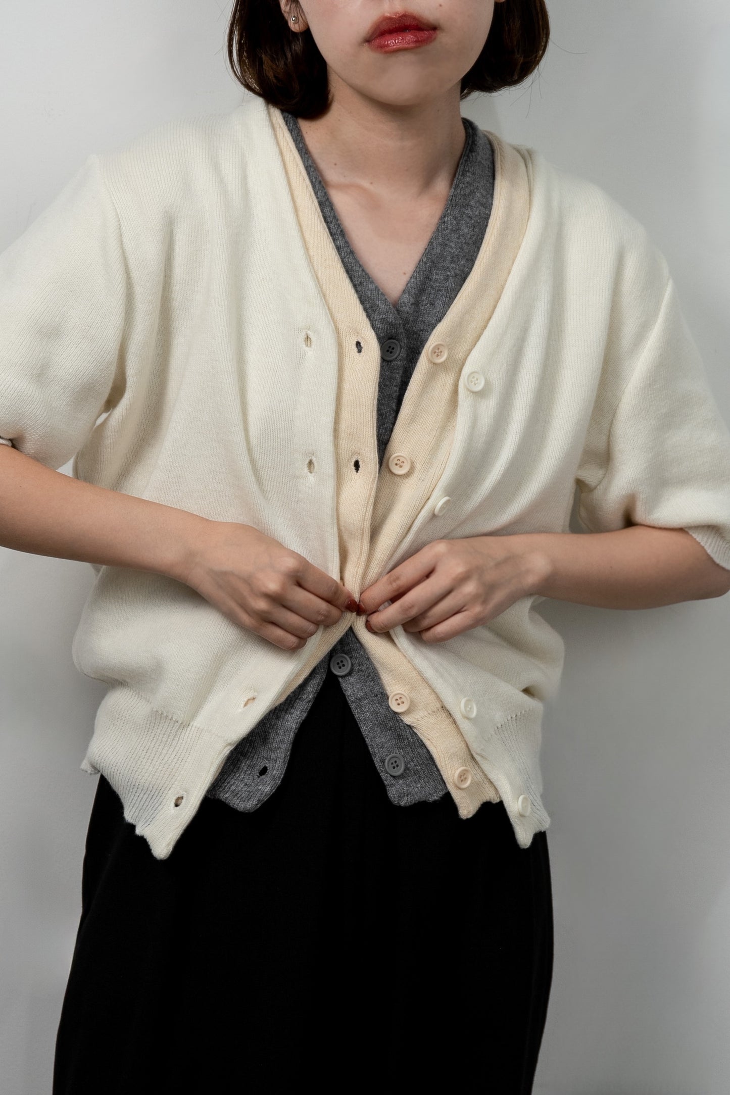 rafu v simple cardigan
