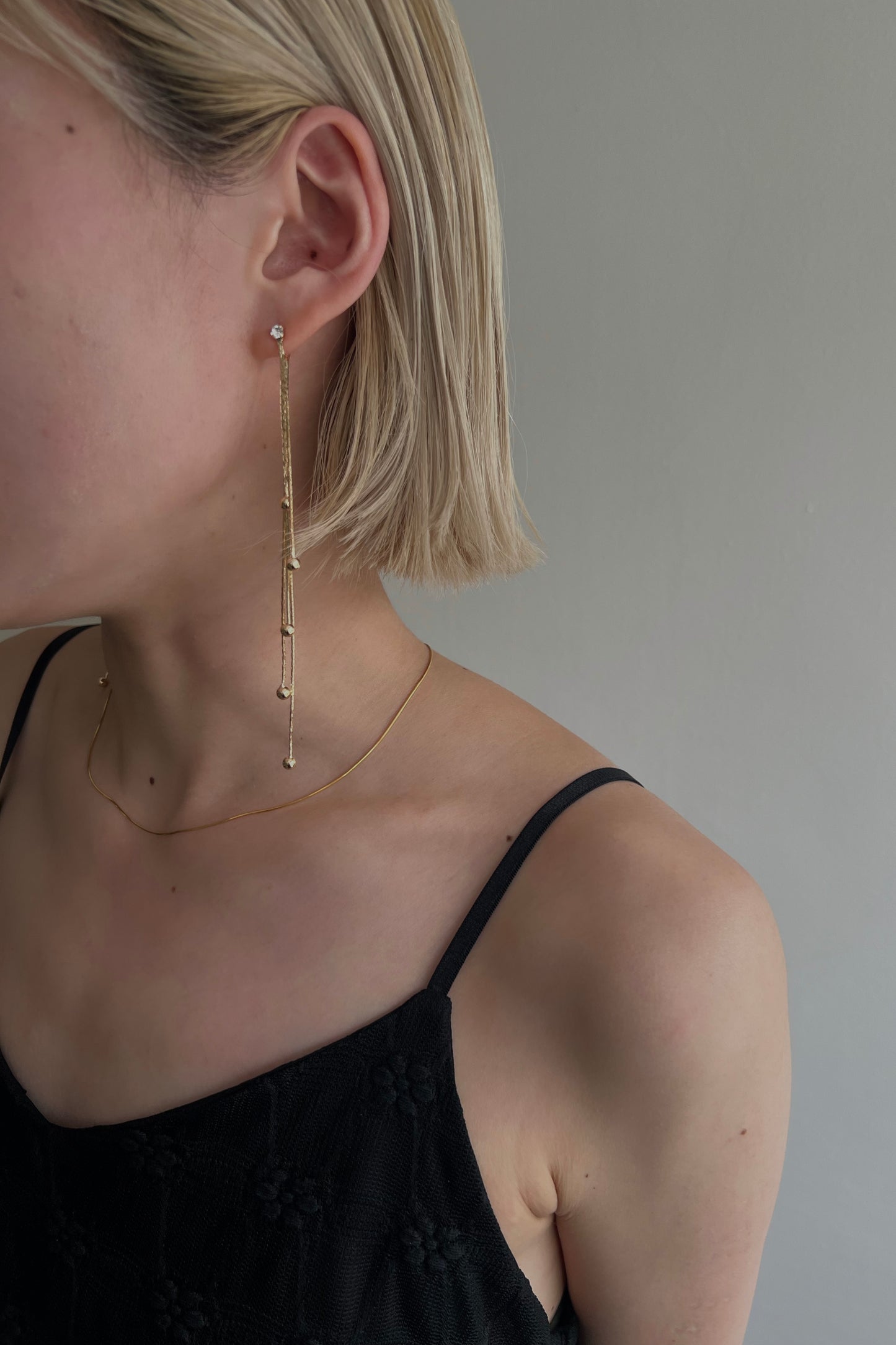 drop long design pierce