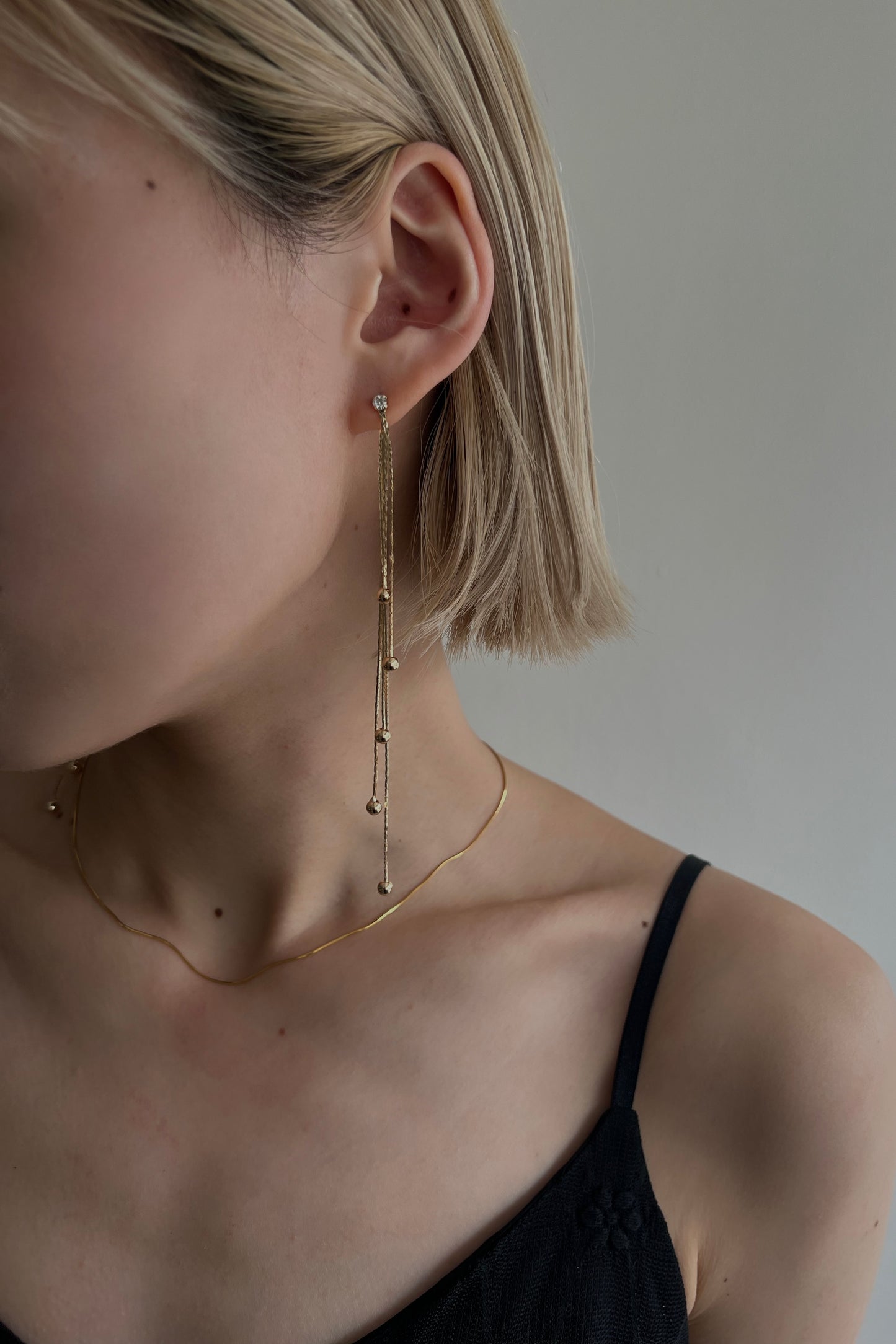 drop long design pierce