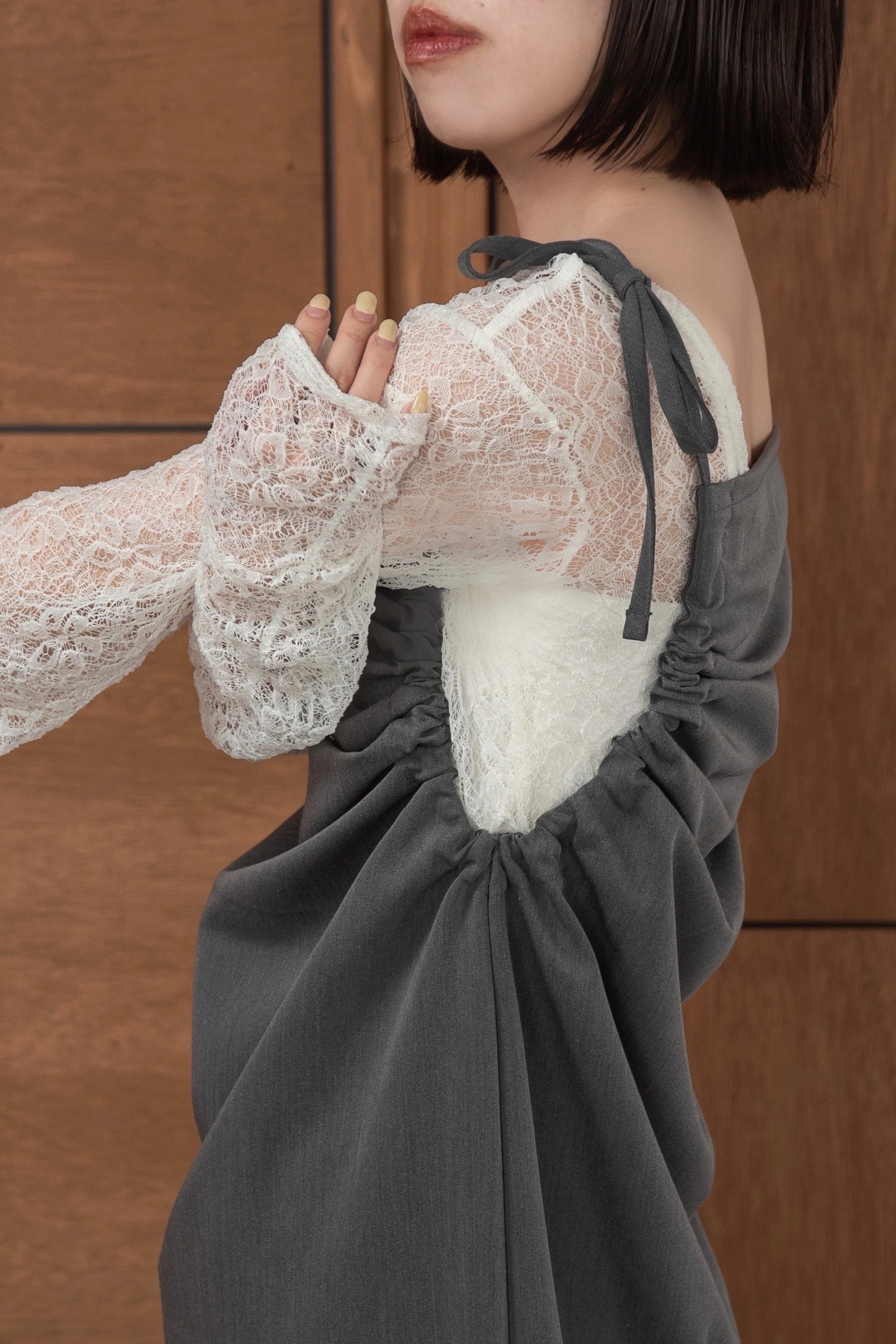arm gather cami op