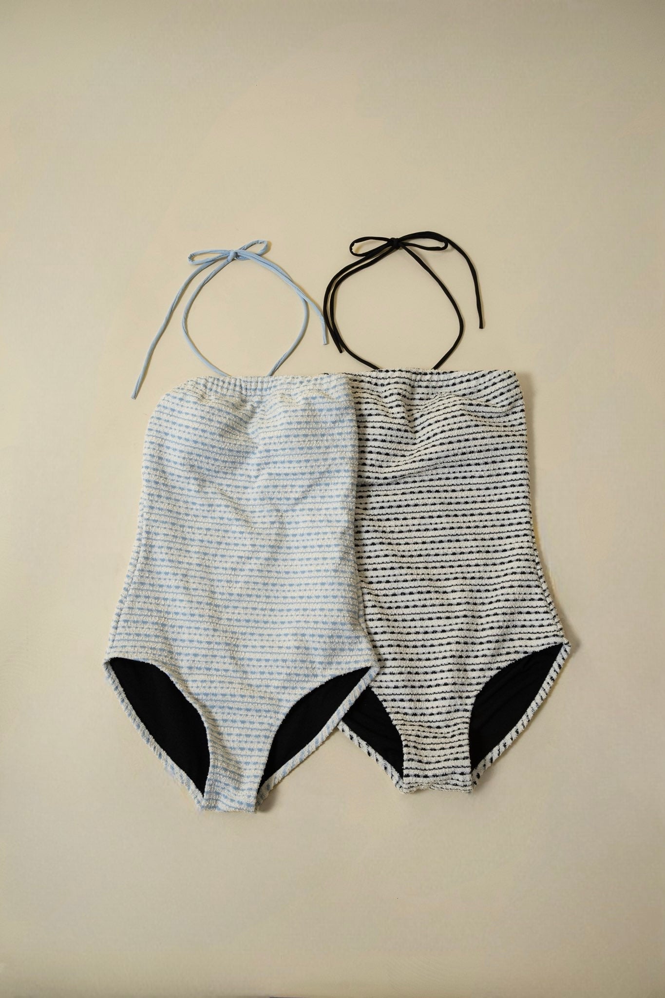 pattern arrange ribbon swimwear