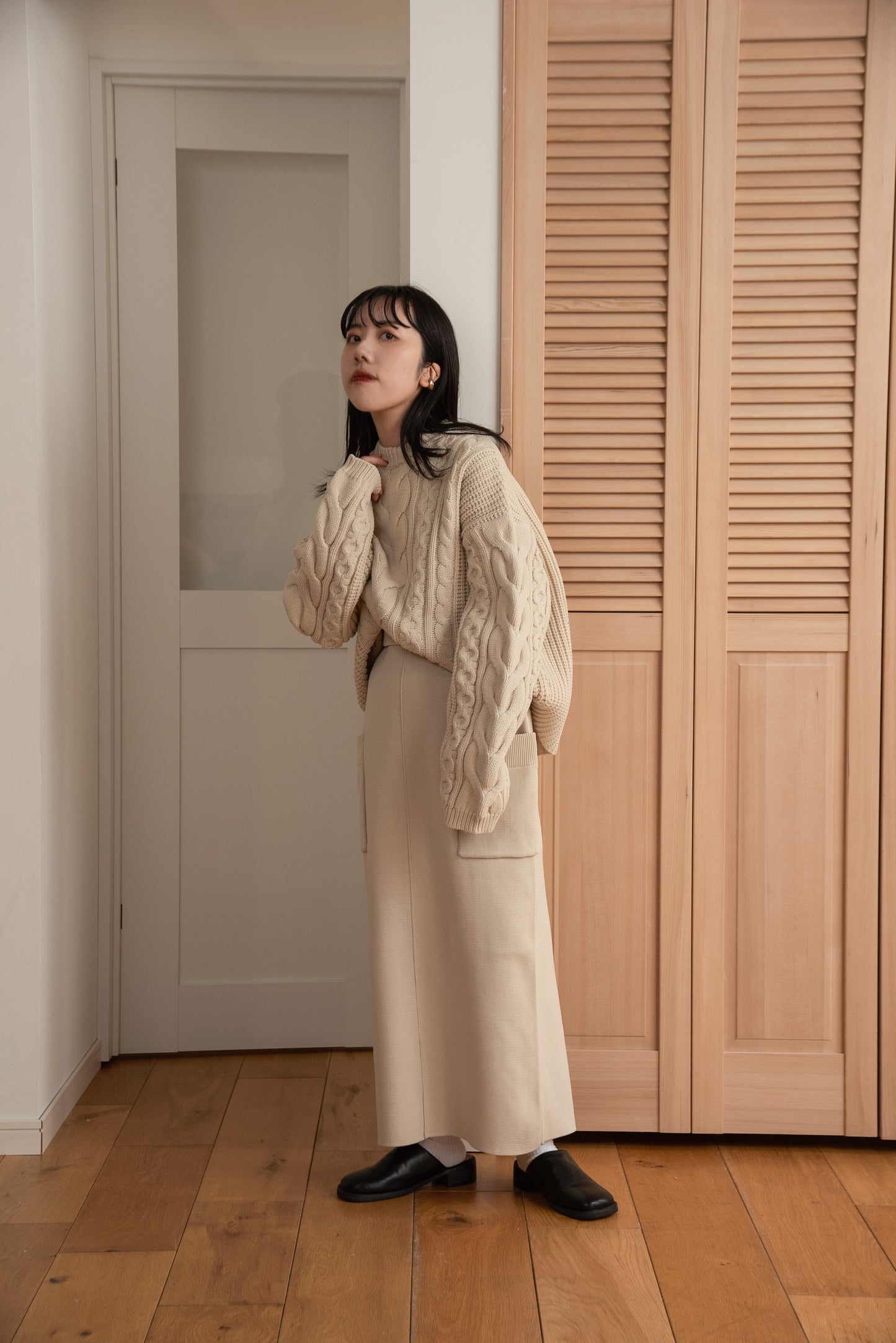 vertical line knit