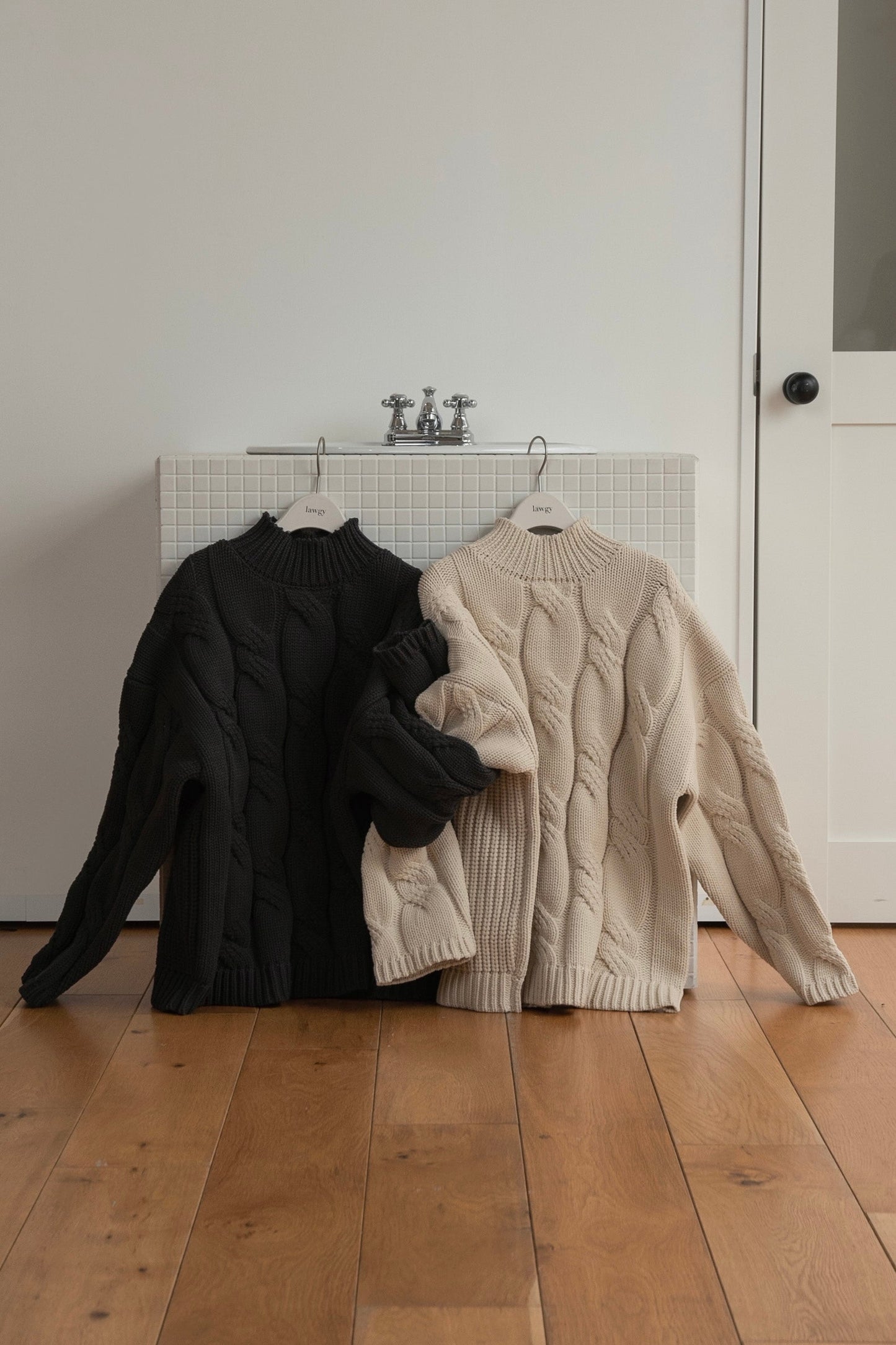 twist design knit