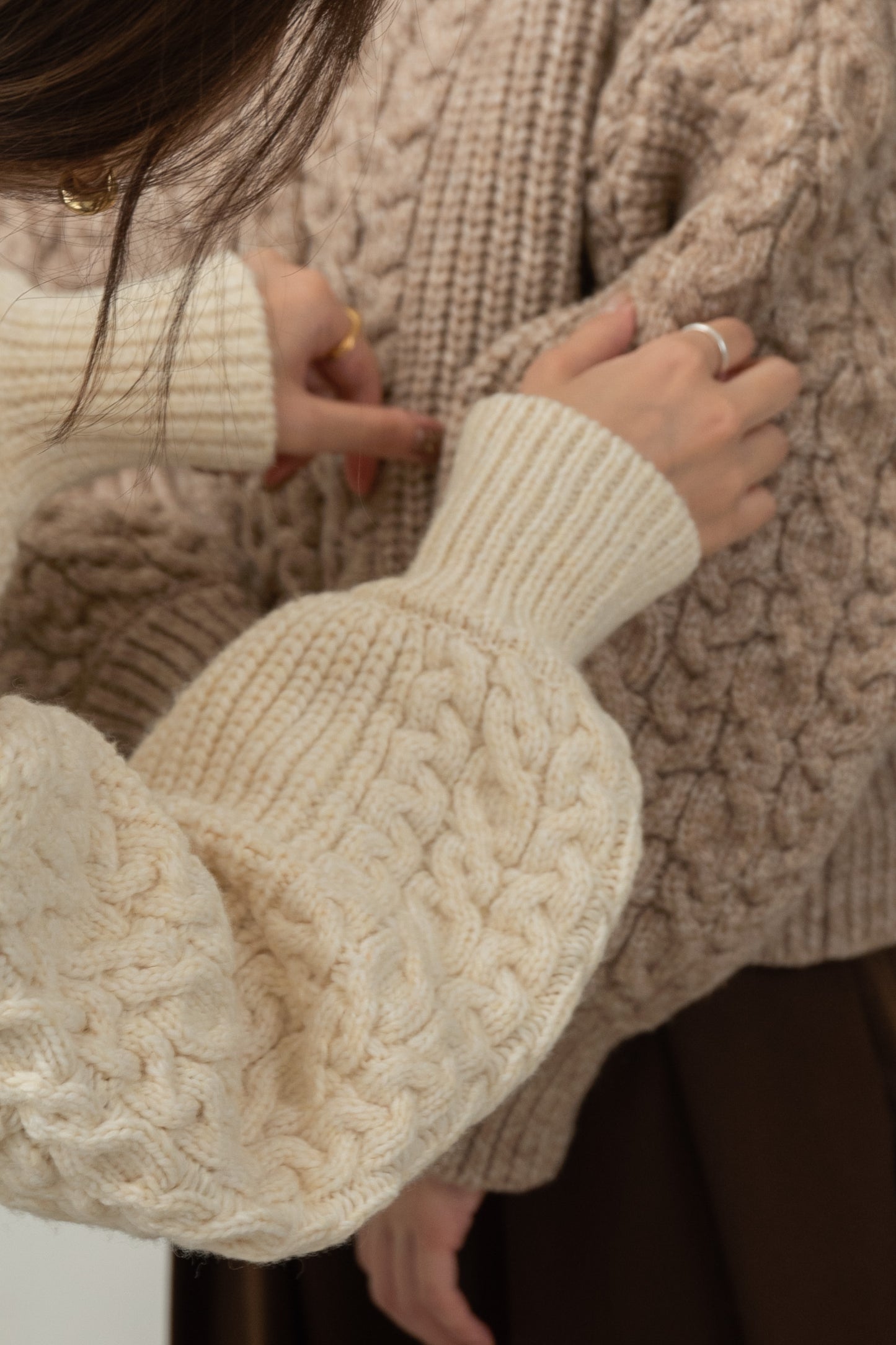 cable mix volume knit