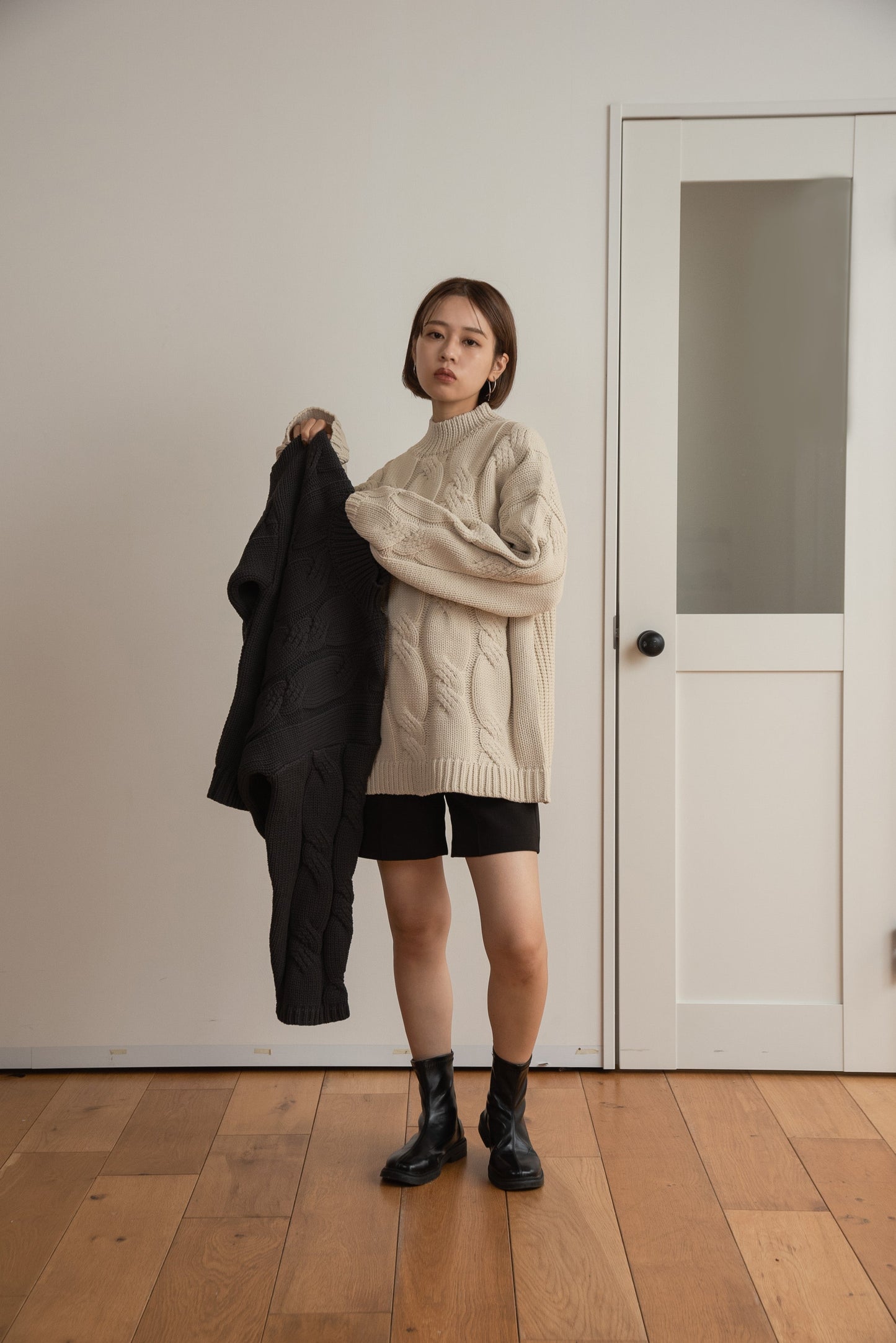 twist design knit