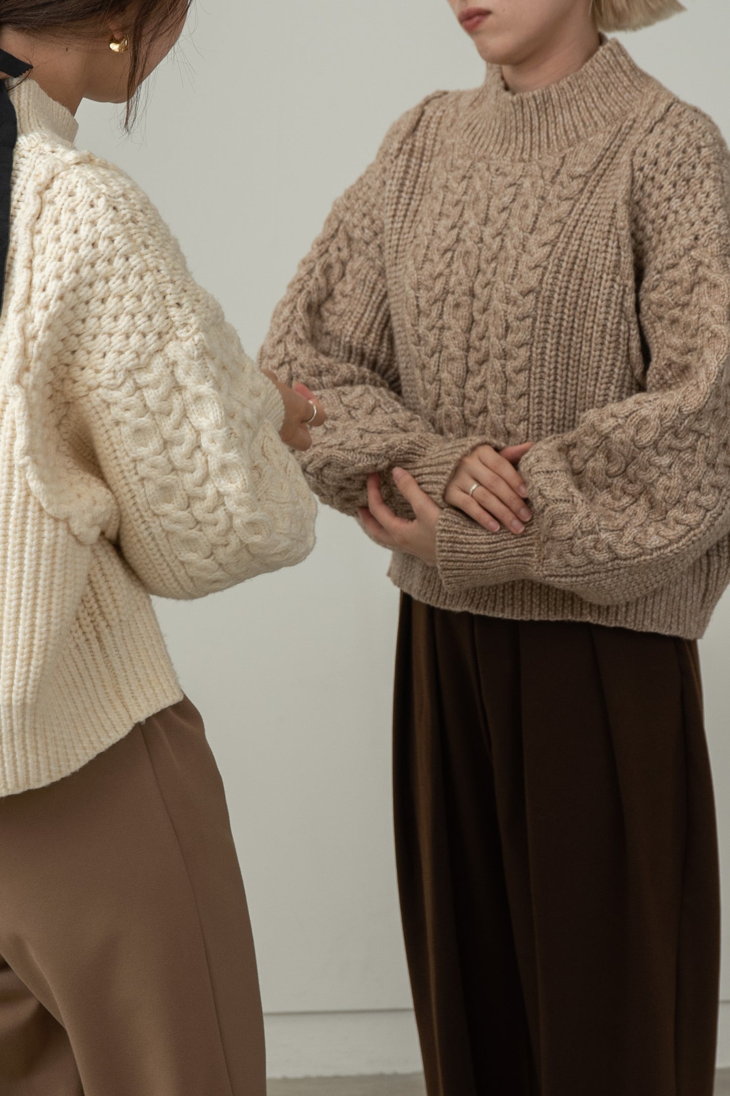 cable mix volume knit