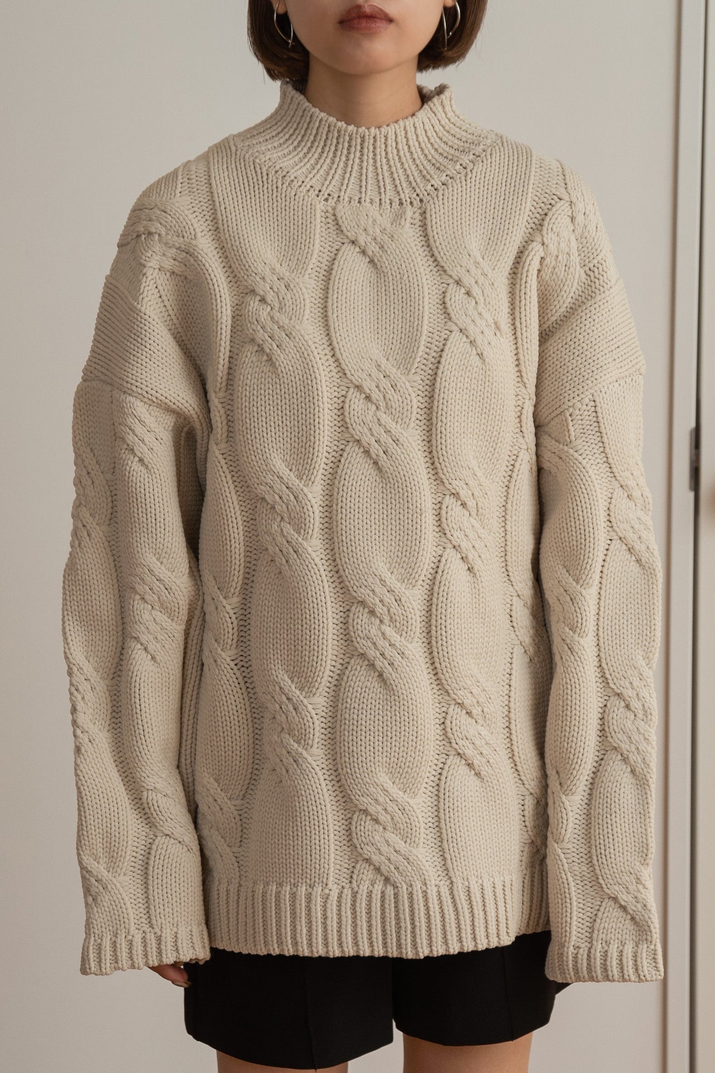 twist design knit
