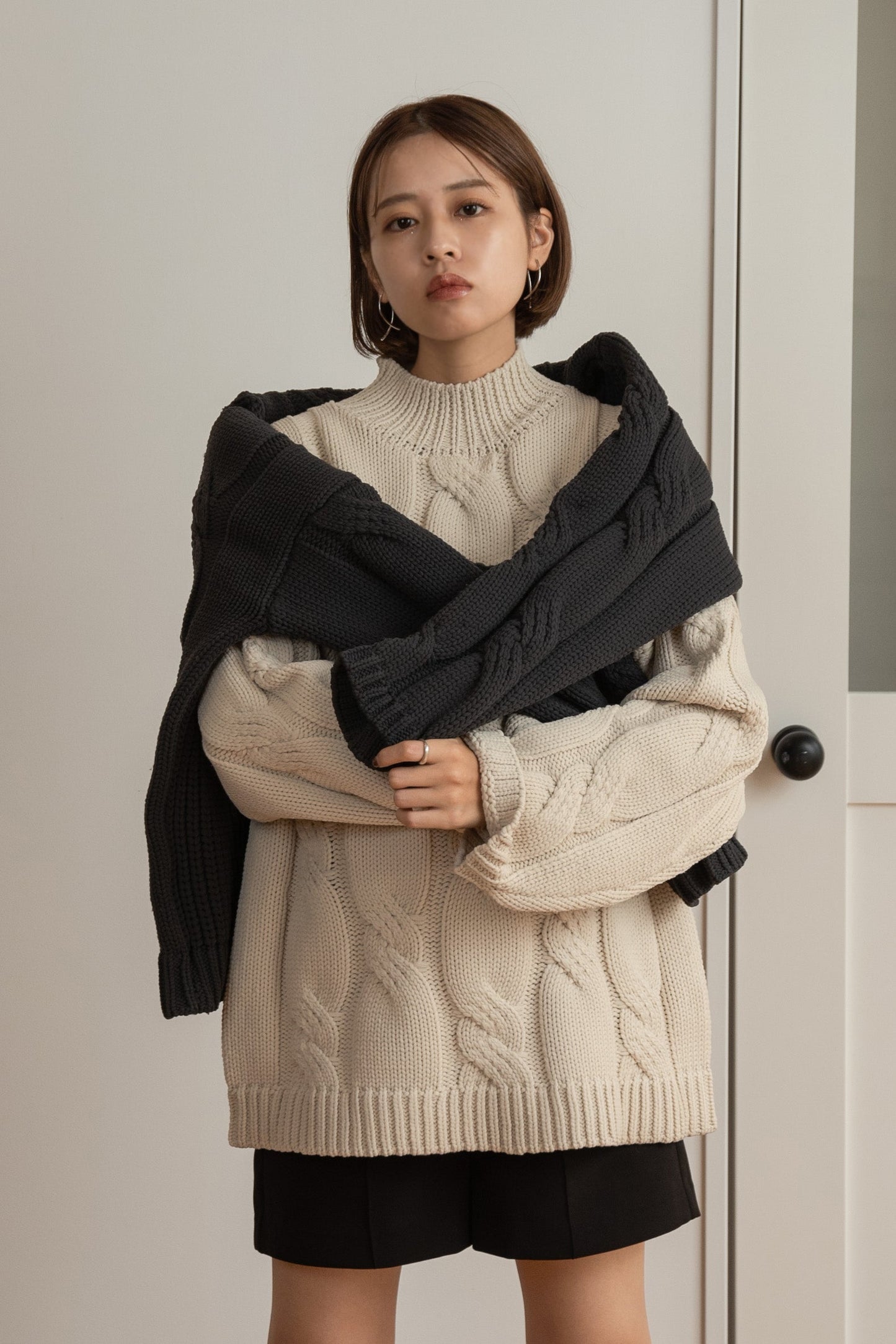 twist design knit