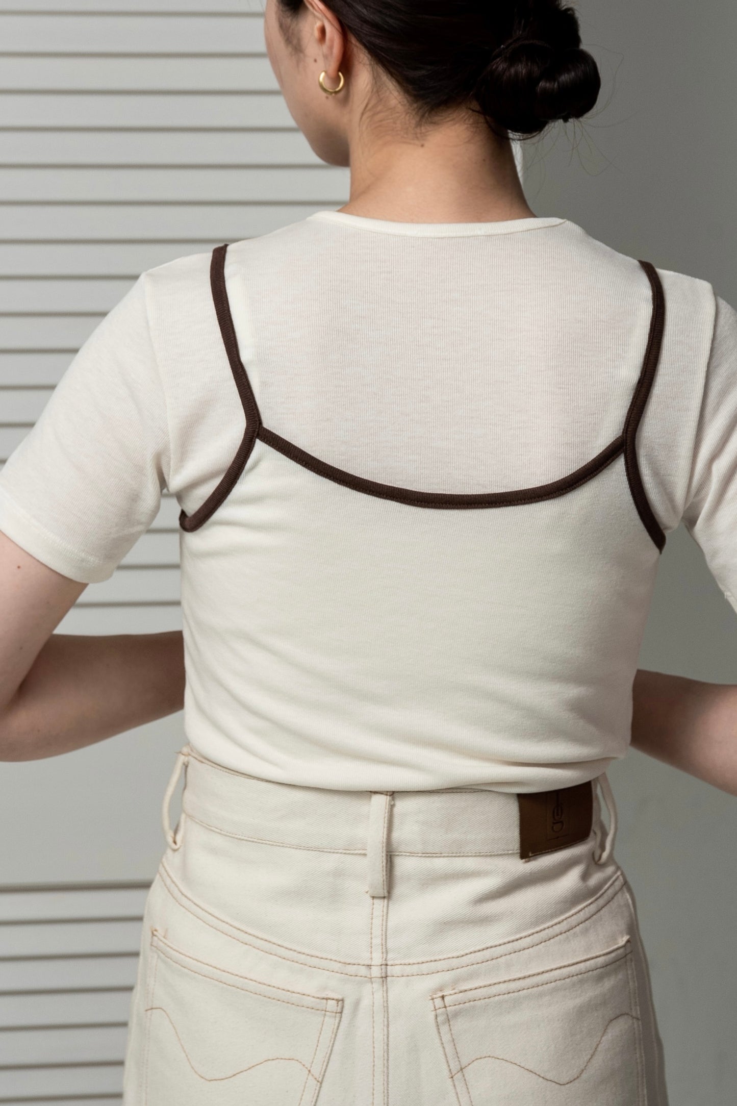 bicolor rafu cami set tops