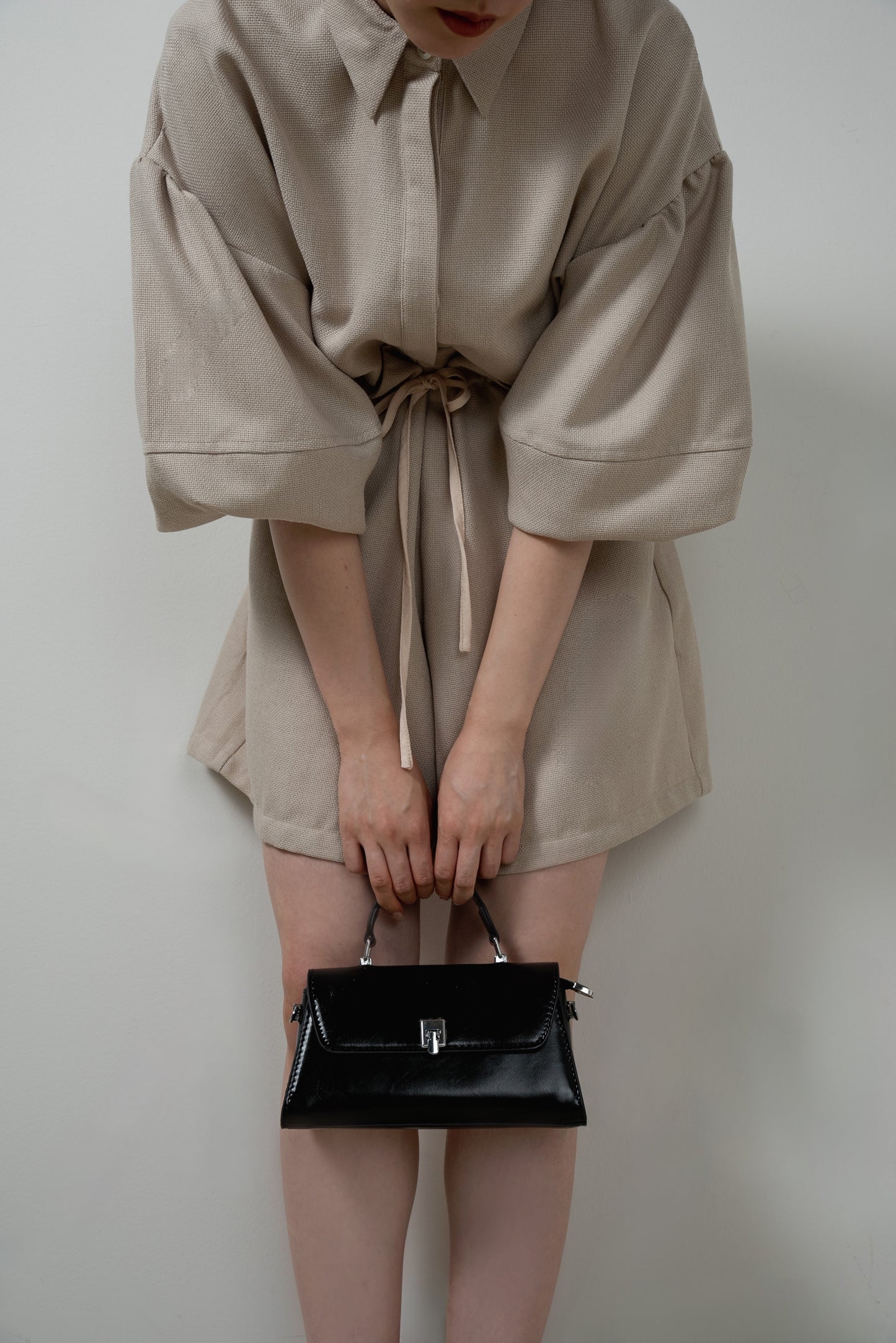2way square buckle point bag
