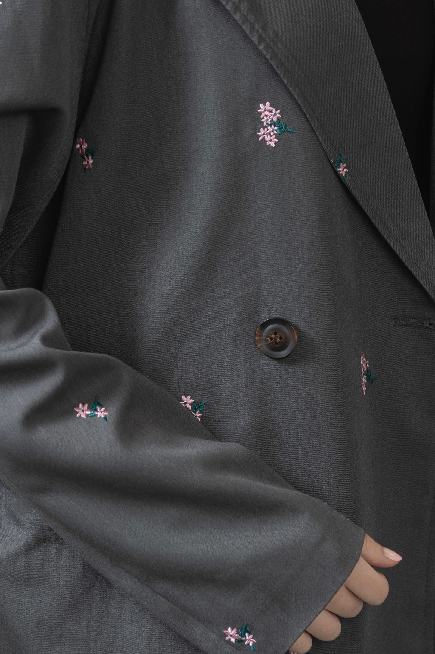 embroidery flower jacket