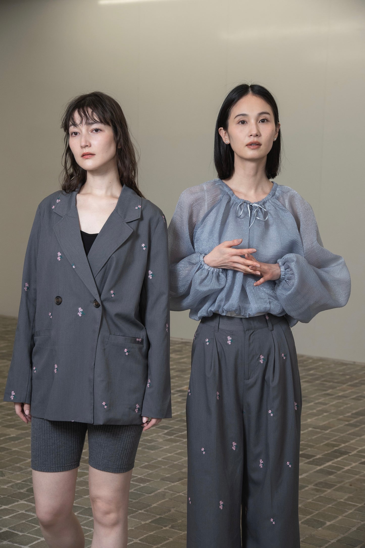 embroidery flower jacket