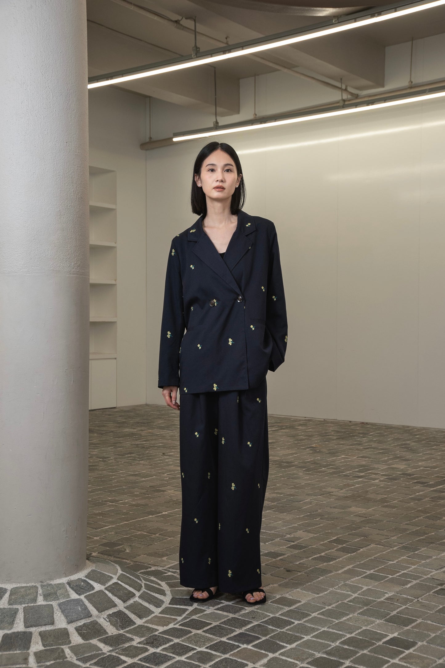 embroidery flower jacket