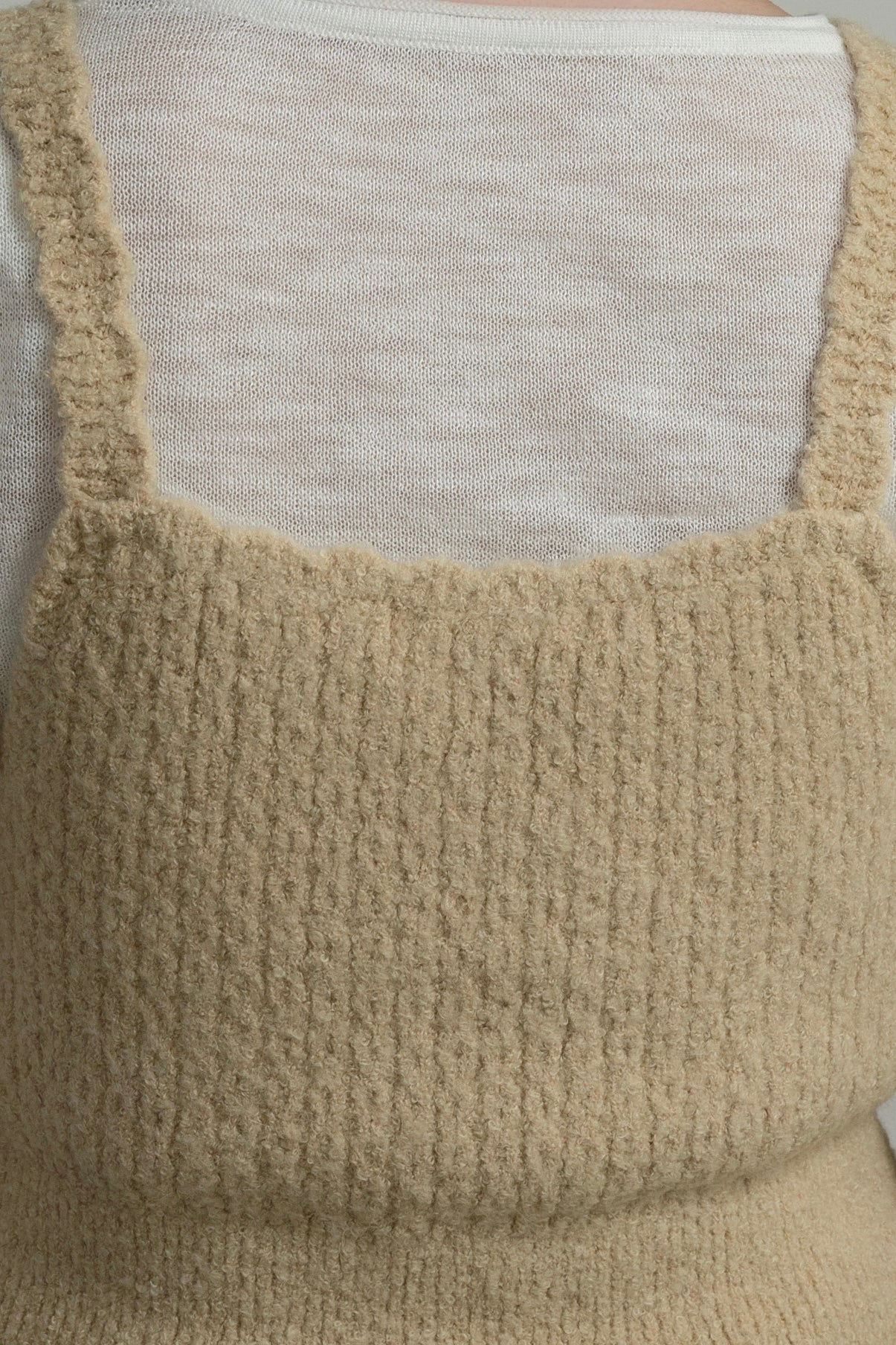 cachecoeur like scallop knit cami【eim plus+限定アイテム】