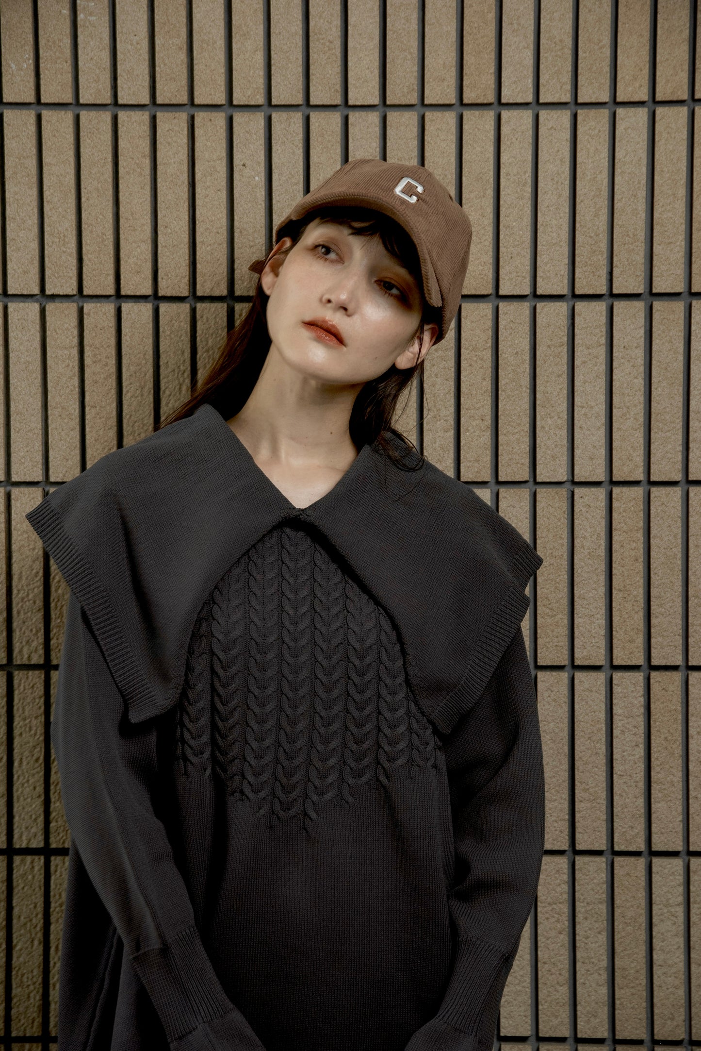 thin line corduroy cap