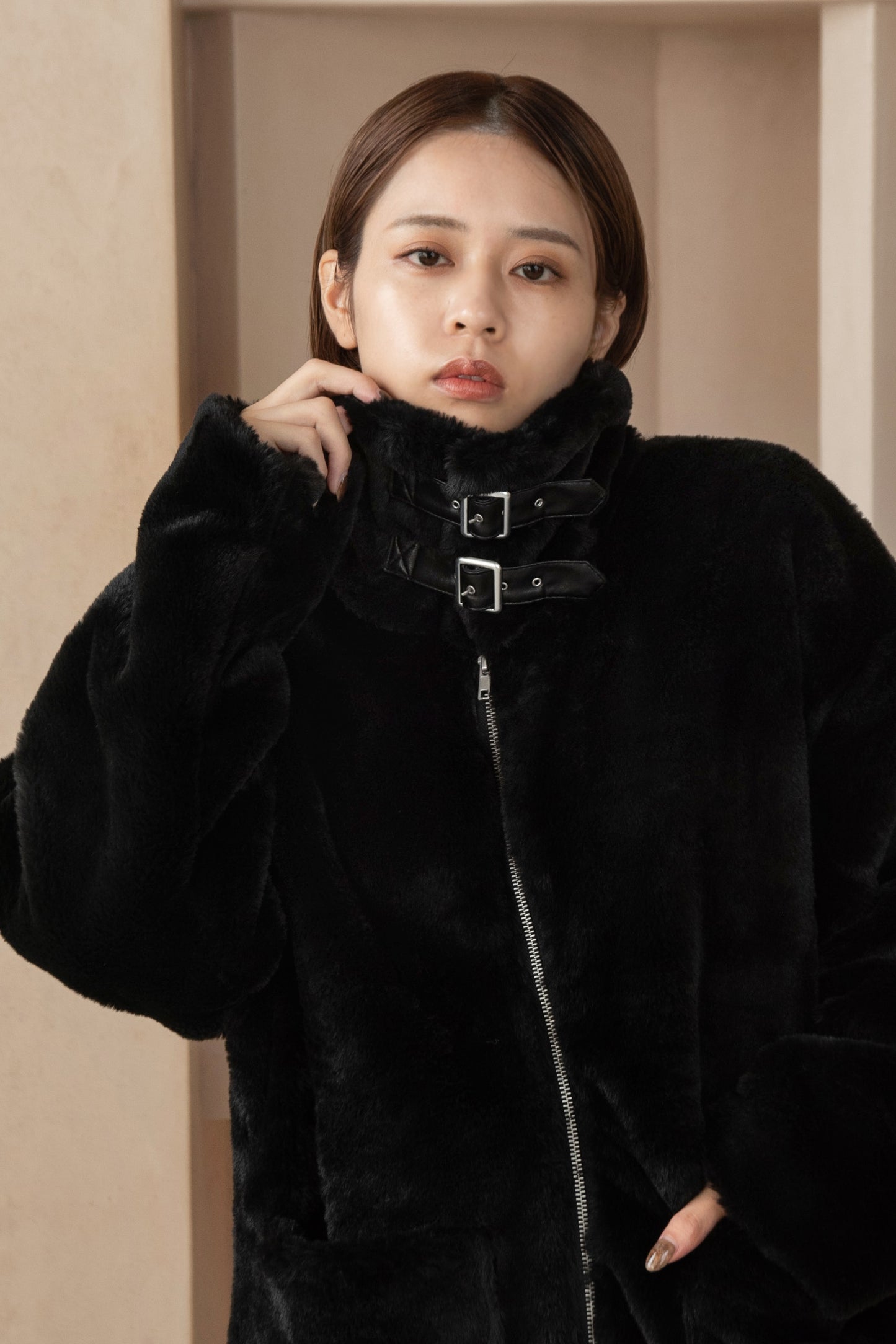 bear stand collar jacket