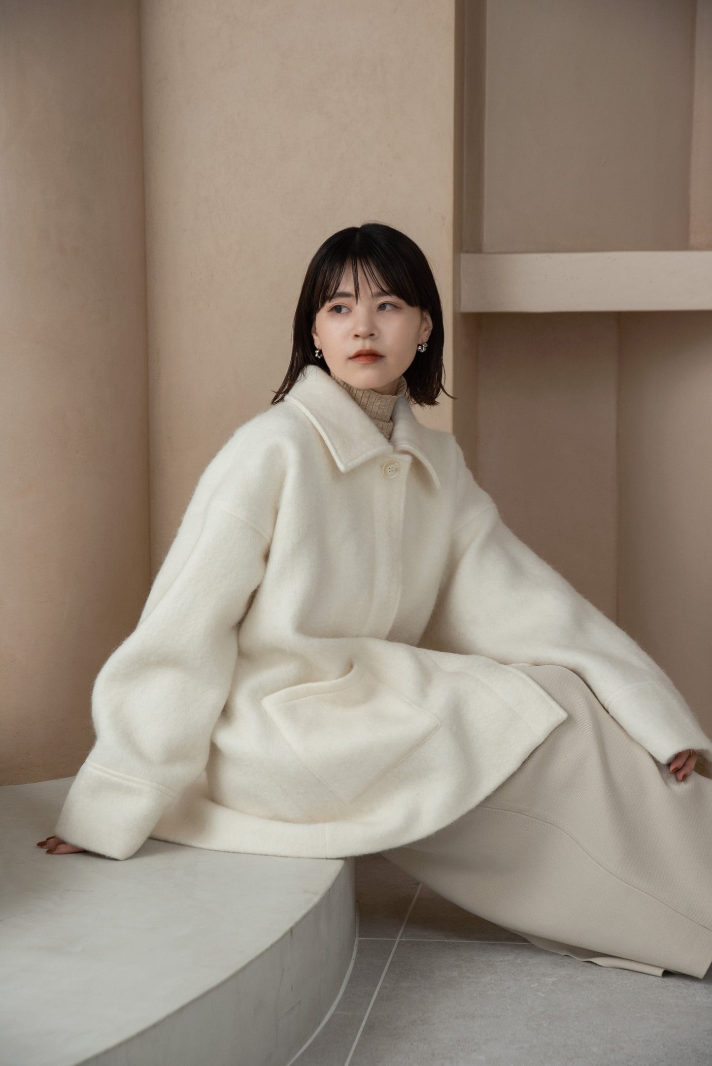 shaggy midi outer