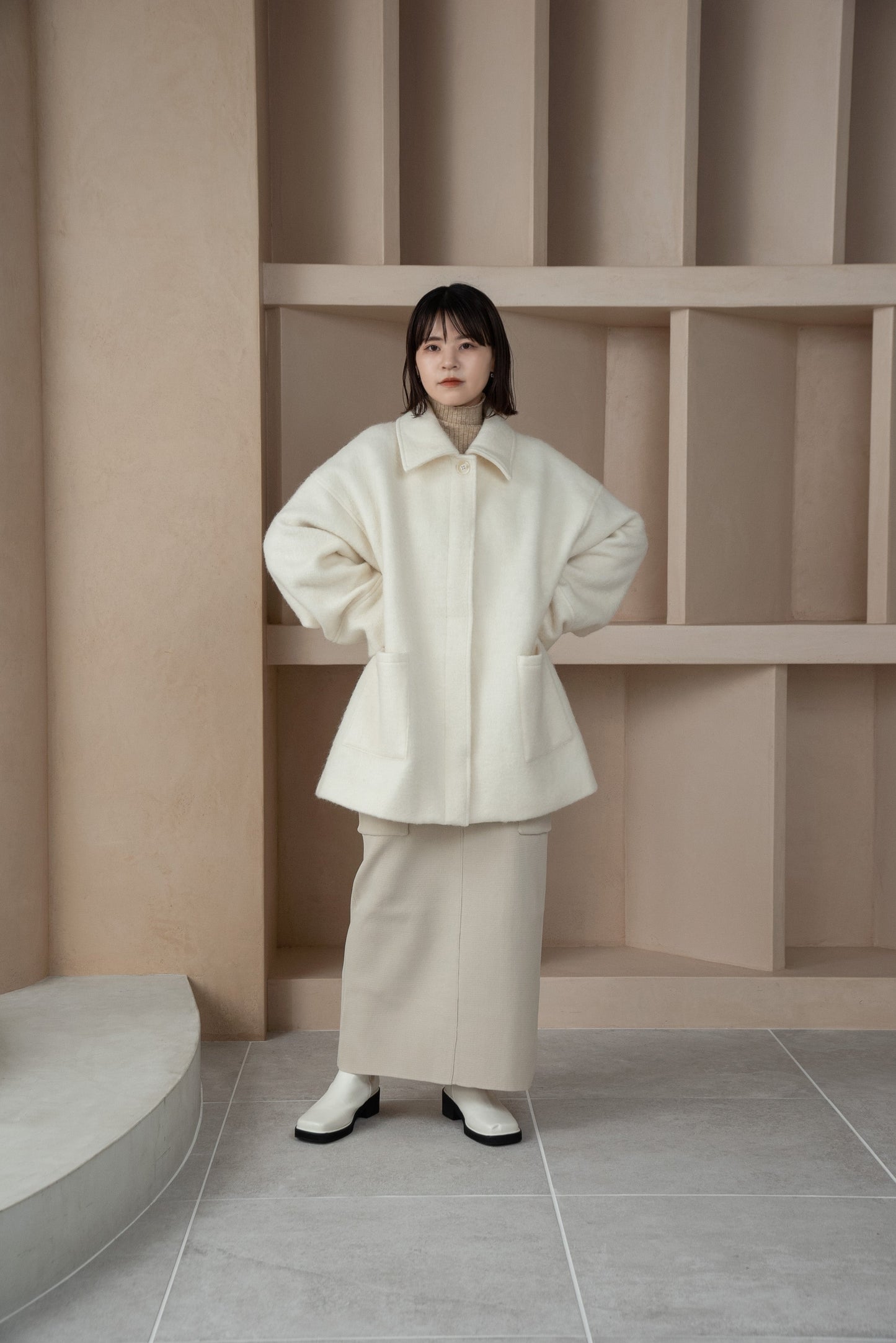 shaggy midi outer