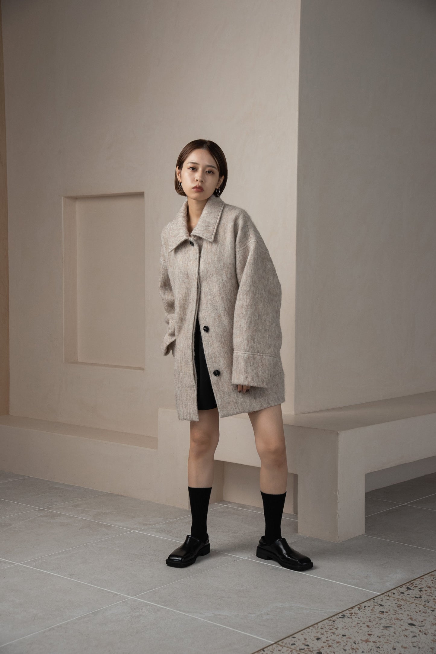 shaggy midi outer