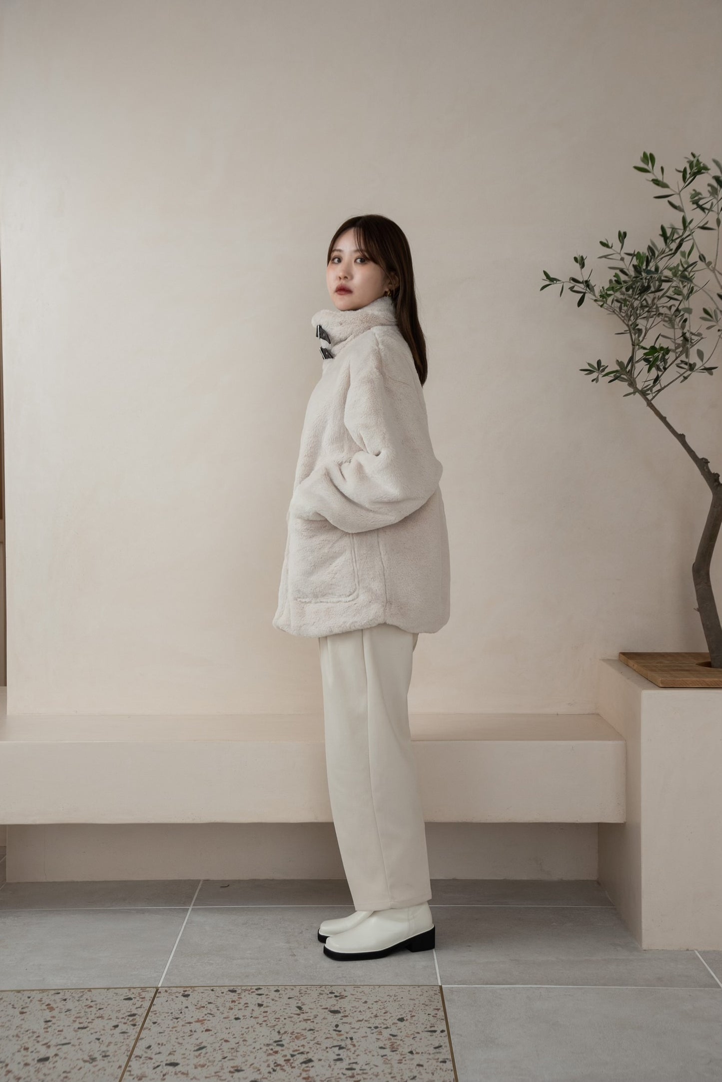 bear stand collar jacket