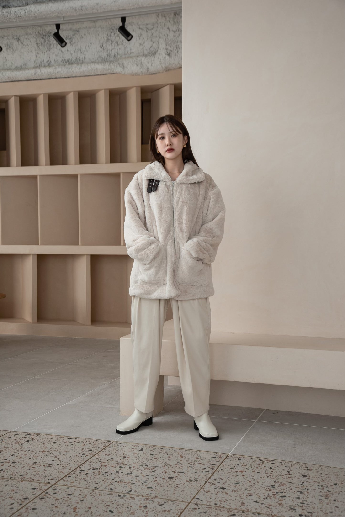 bear stand collar jacket