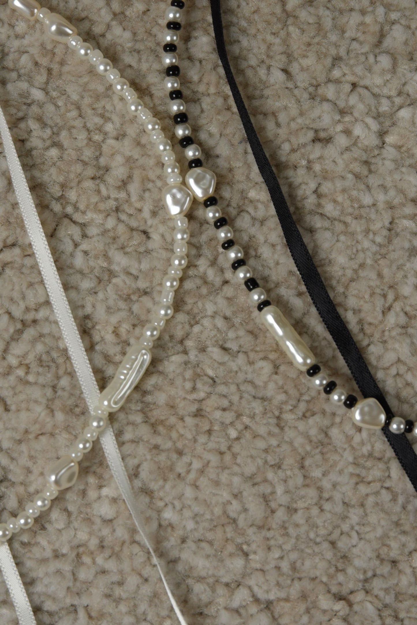 2way pearl like necklace