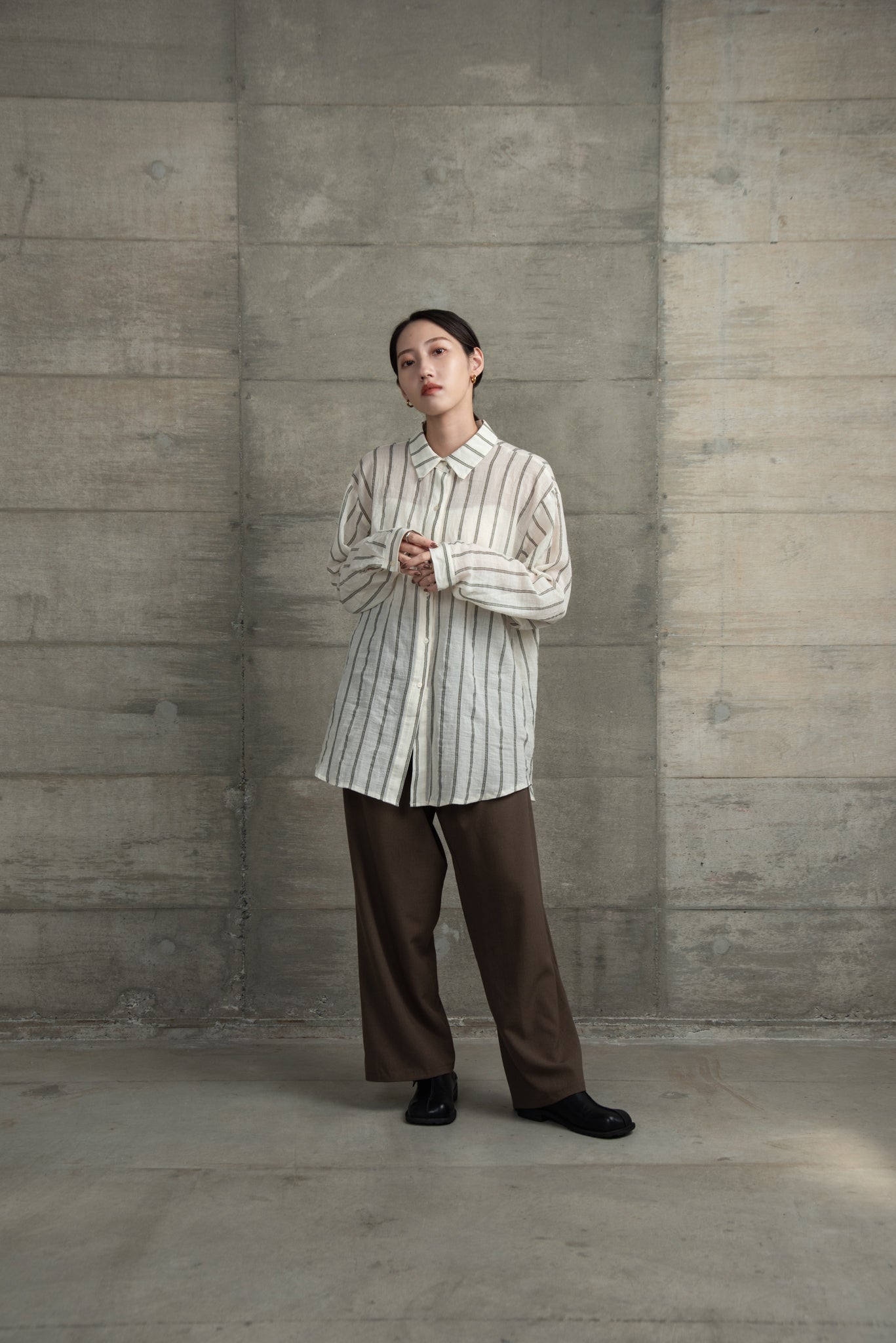 soft touch stripe shirt