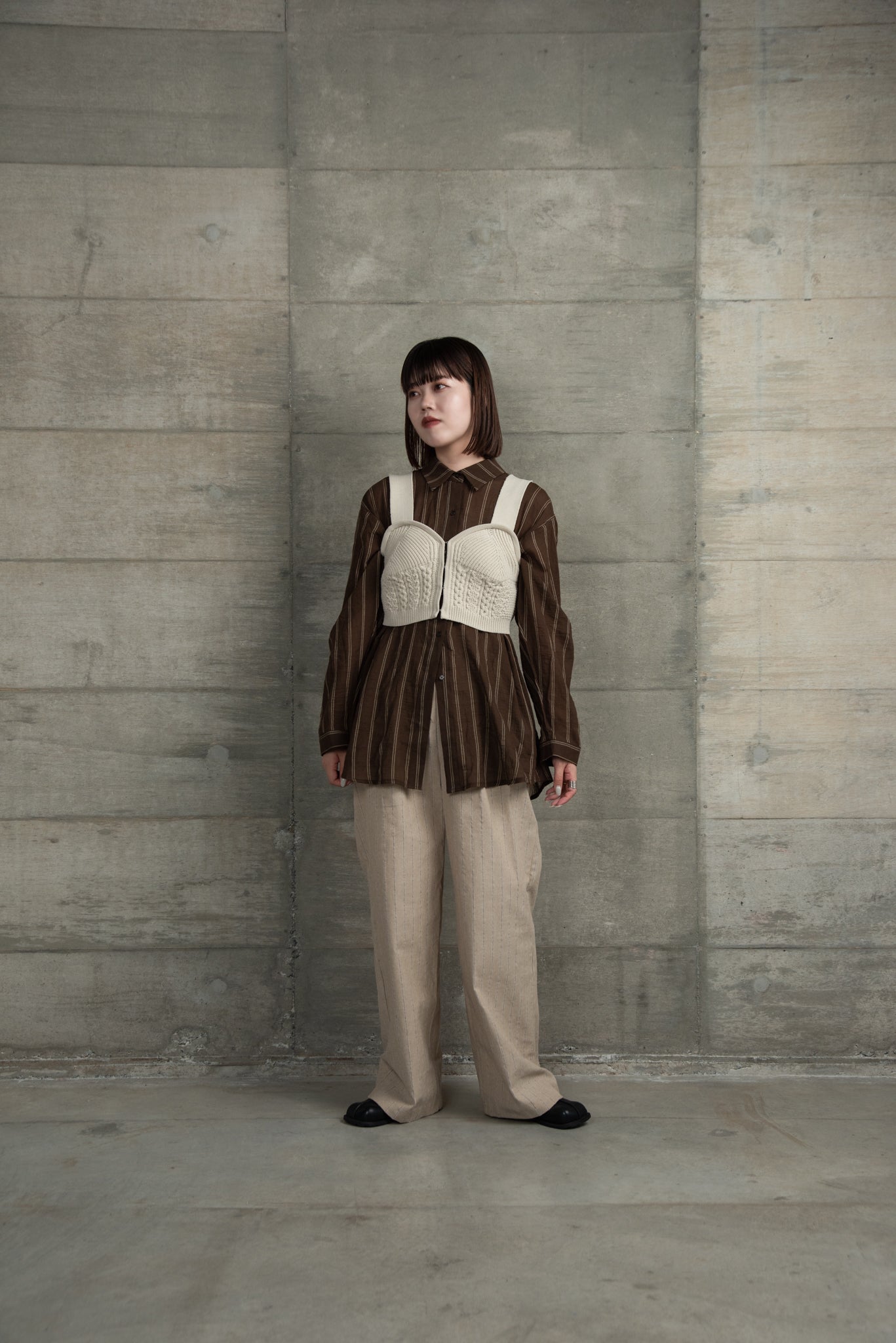 soft touch stripe shirt