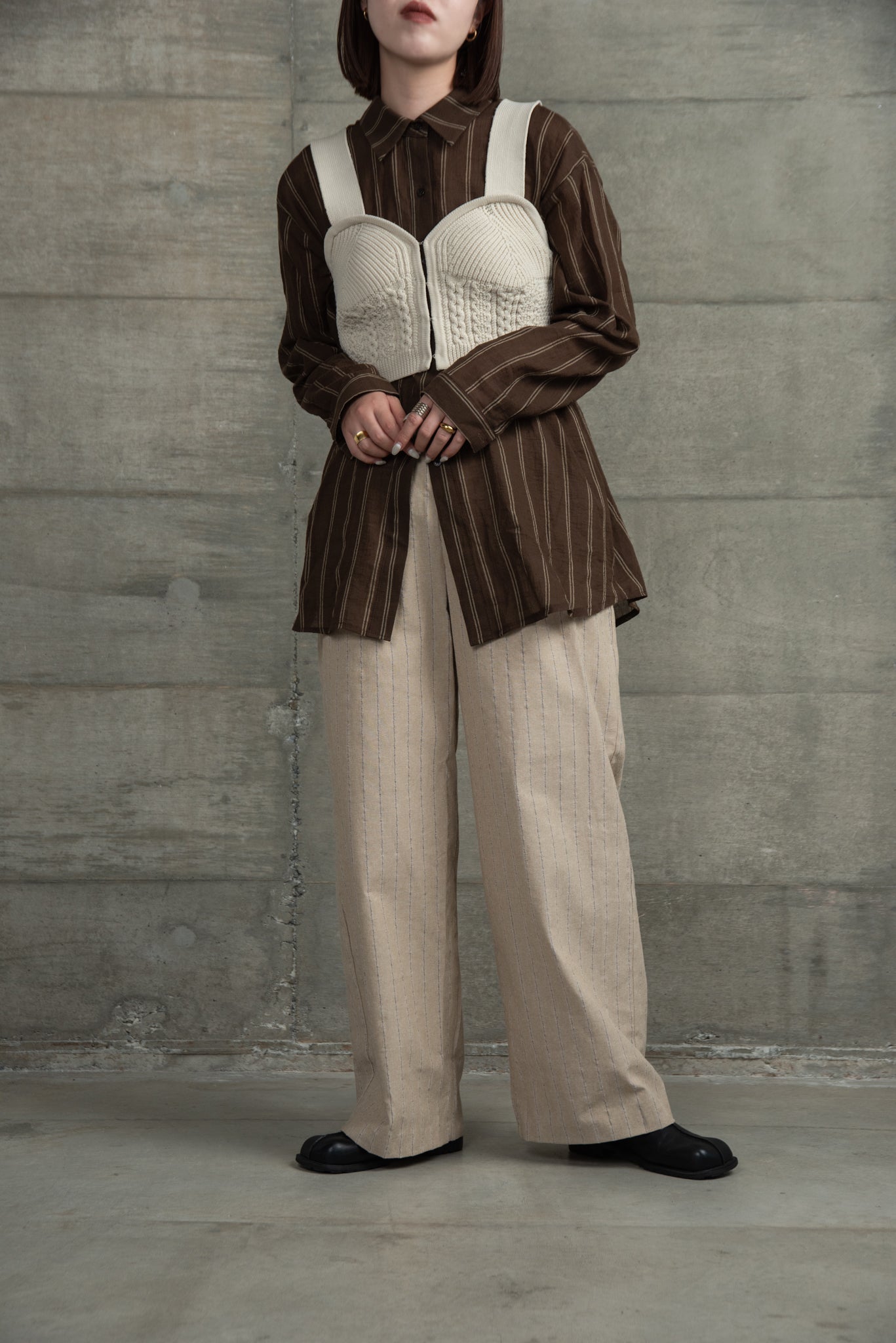 soft touch stripe shirt